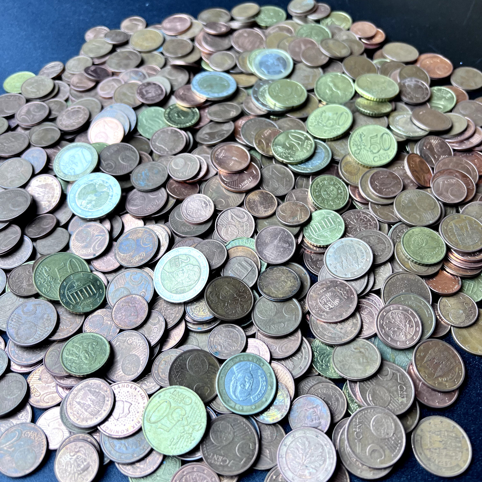 European Coins: 1LB Random Coins from Eurozone, a Collection Lot of ~120 Coins