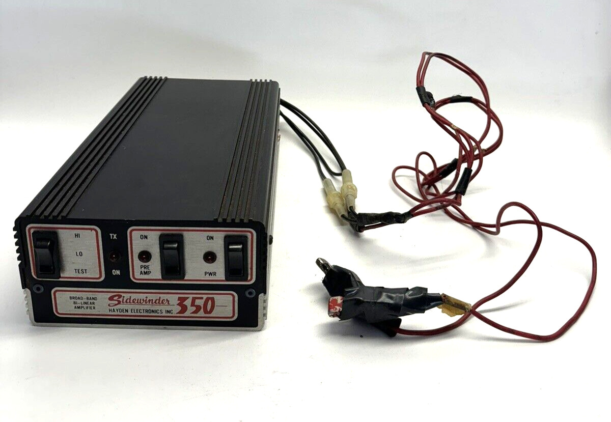 1979 Hayden Electronics Inc Sidewinder 350 Broadband Bi linear Amplifier TX 350