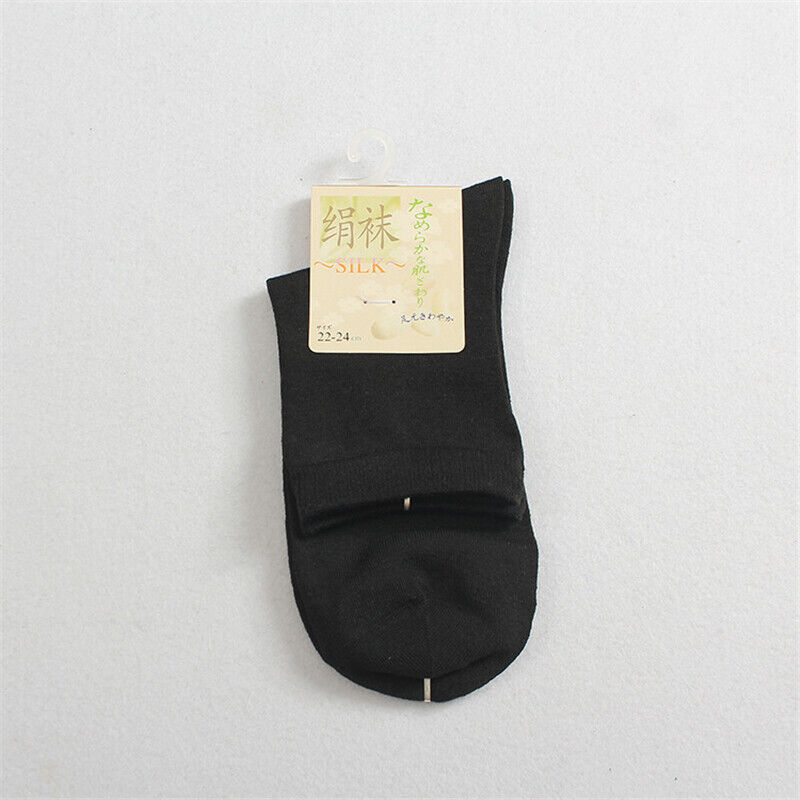 2 Pairs/lot Natural Silk Socks Breathable & Comfortable Women Socks Luxury Silk