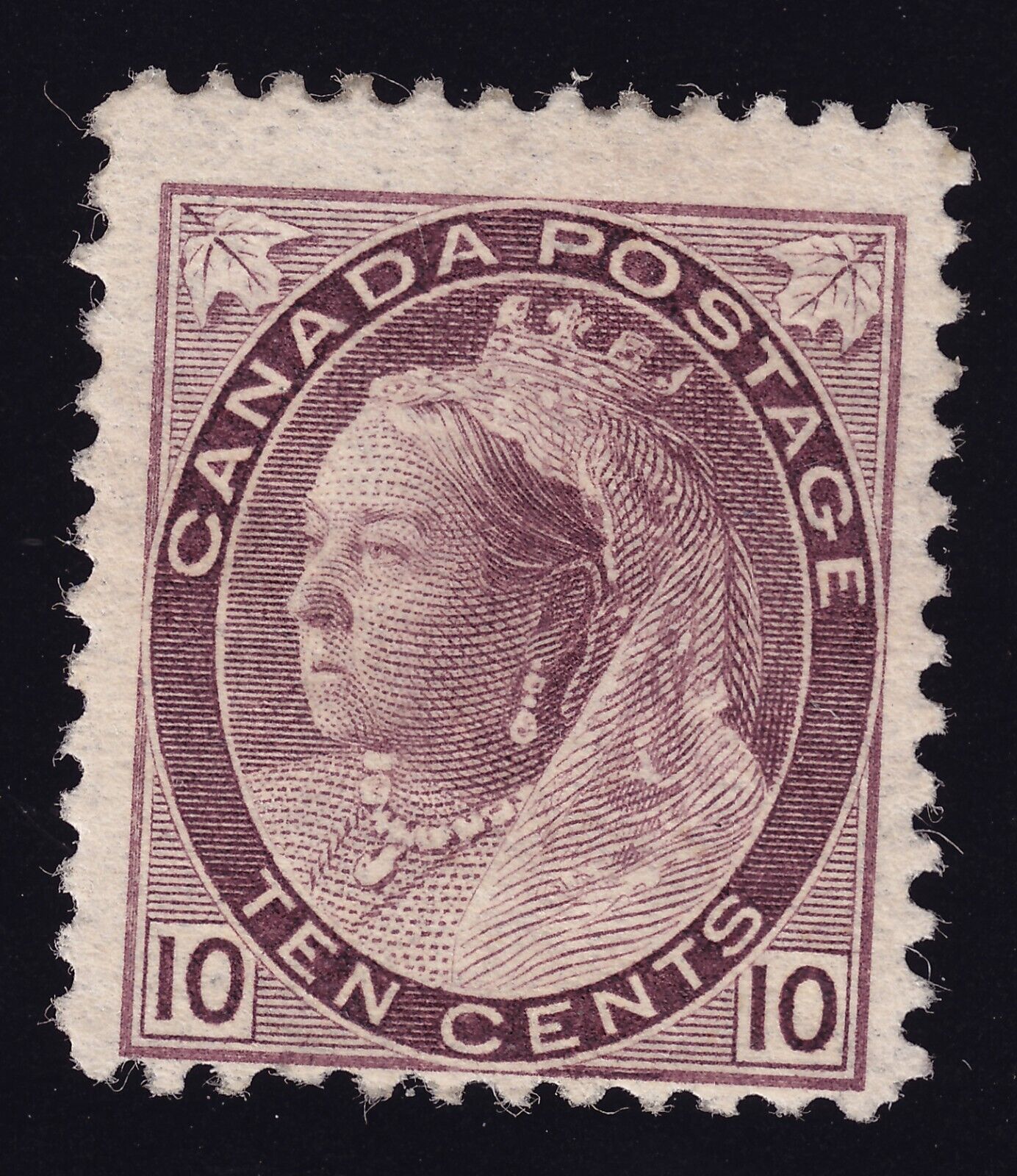 Canada Scott 83 Mint LH OG  10c 1898-1902 brown violet Lot AB7019 bhmstamps