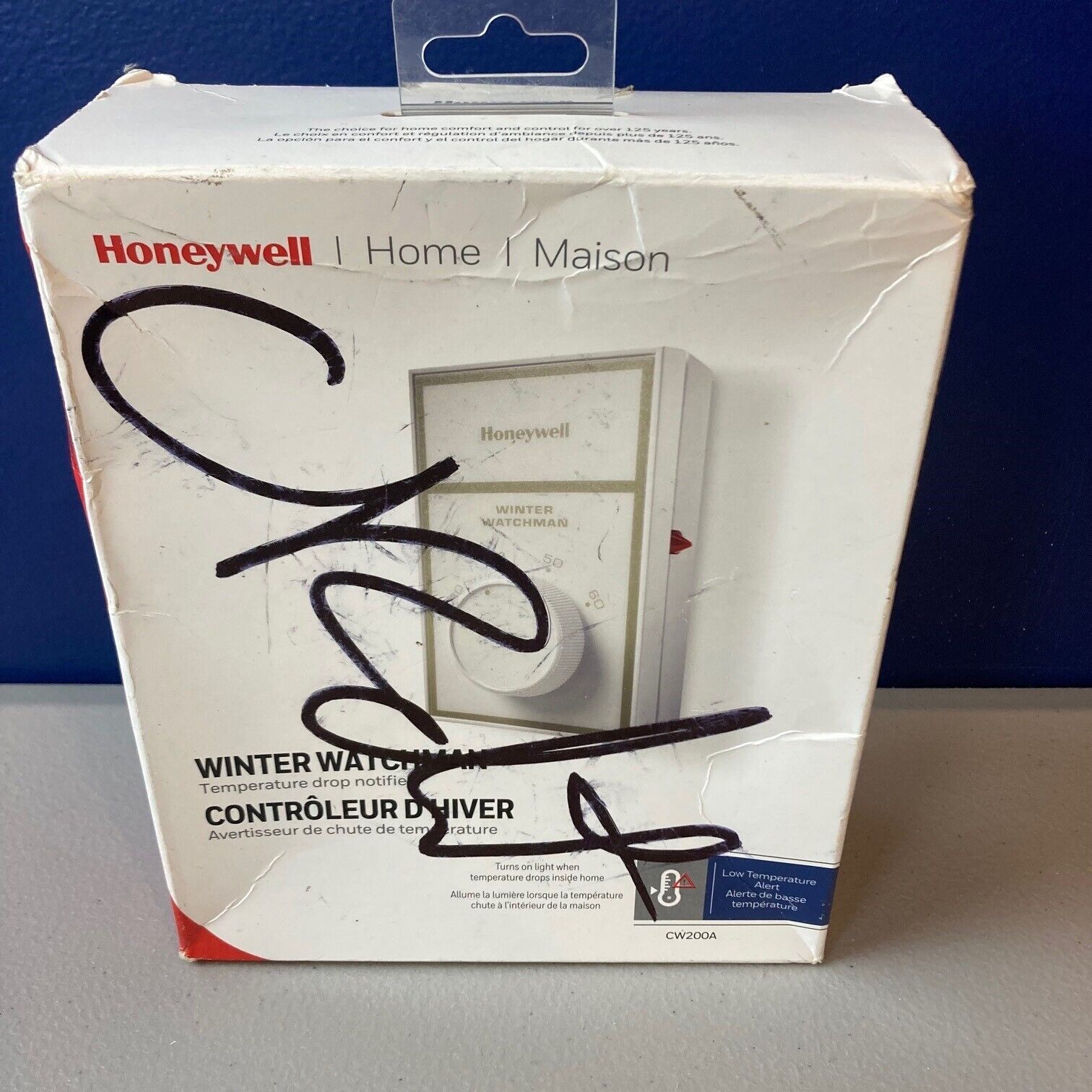 Honeywell Winter Watchman Low Temperature Alert Signal CW200A Monitor NEW