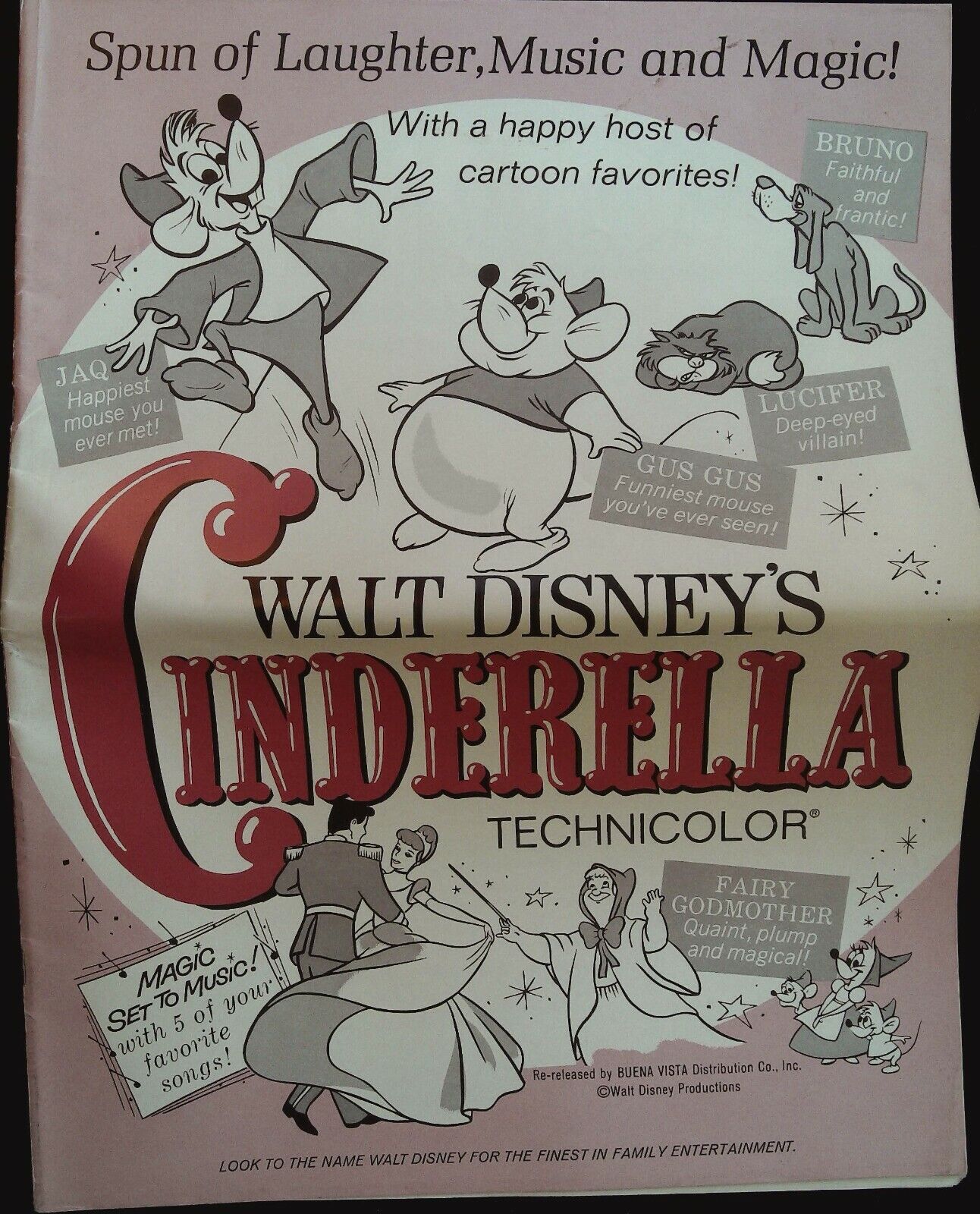 Cinderella Pressbook 1950 Walt Disney
