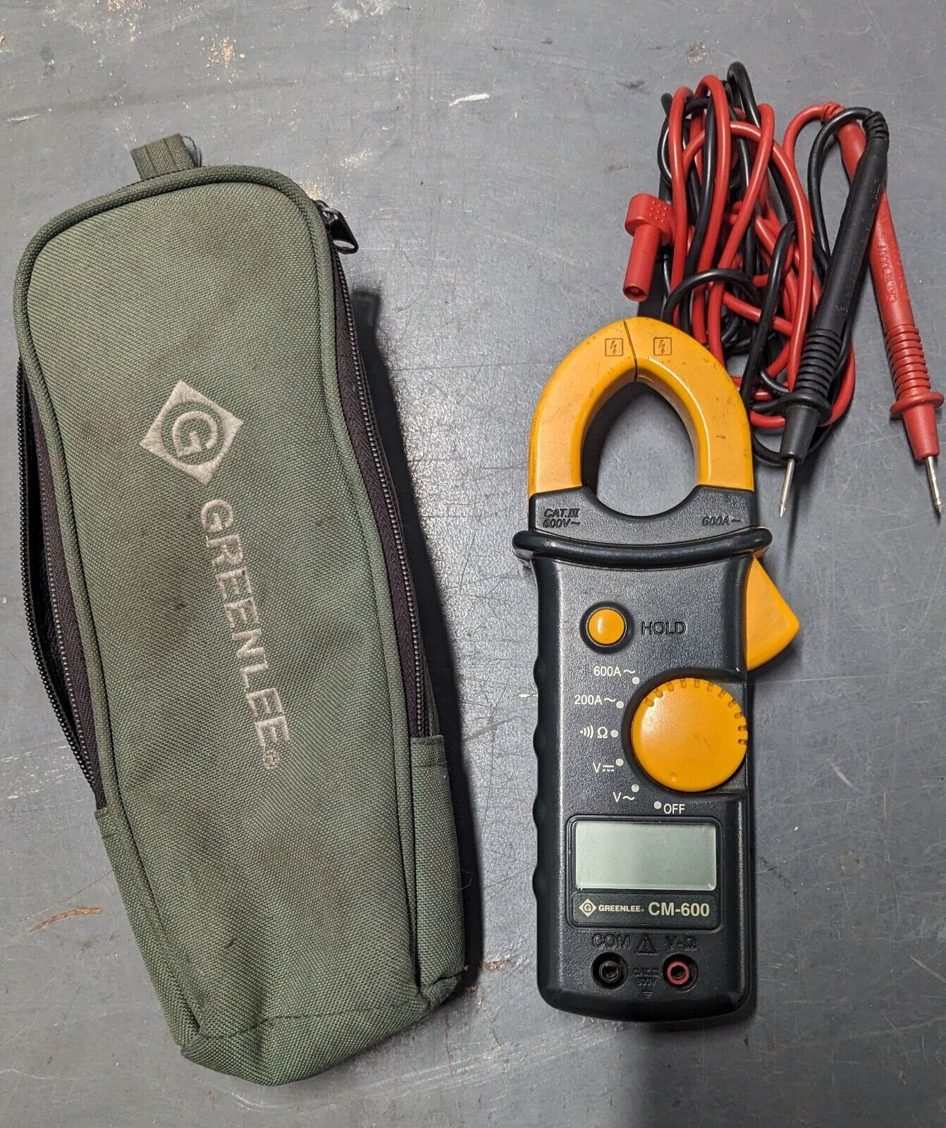 Greenlee CM-660 600a, 600V, AC True RMS Clamp Meter