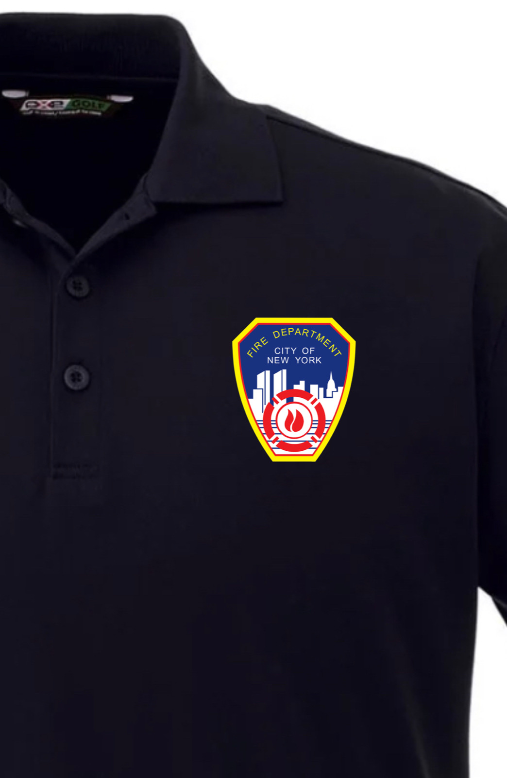 Polo FDNY fire dept Performance Shirt for Men Gift High Quality Polyester