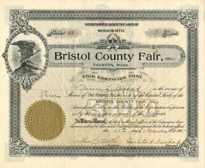 Bristol County Fair, (Inc.) - General Stocks