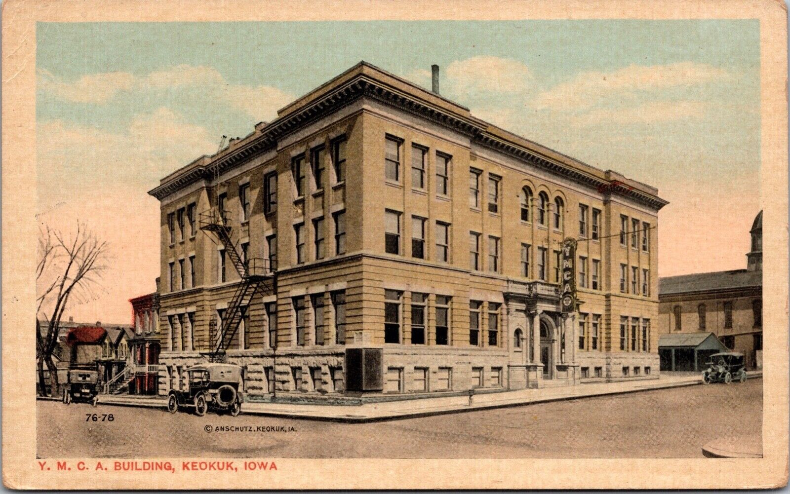 Postcard Y.M.C.A. Building in Keokuk, Iowa~132928