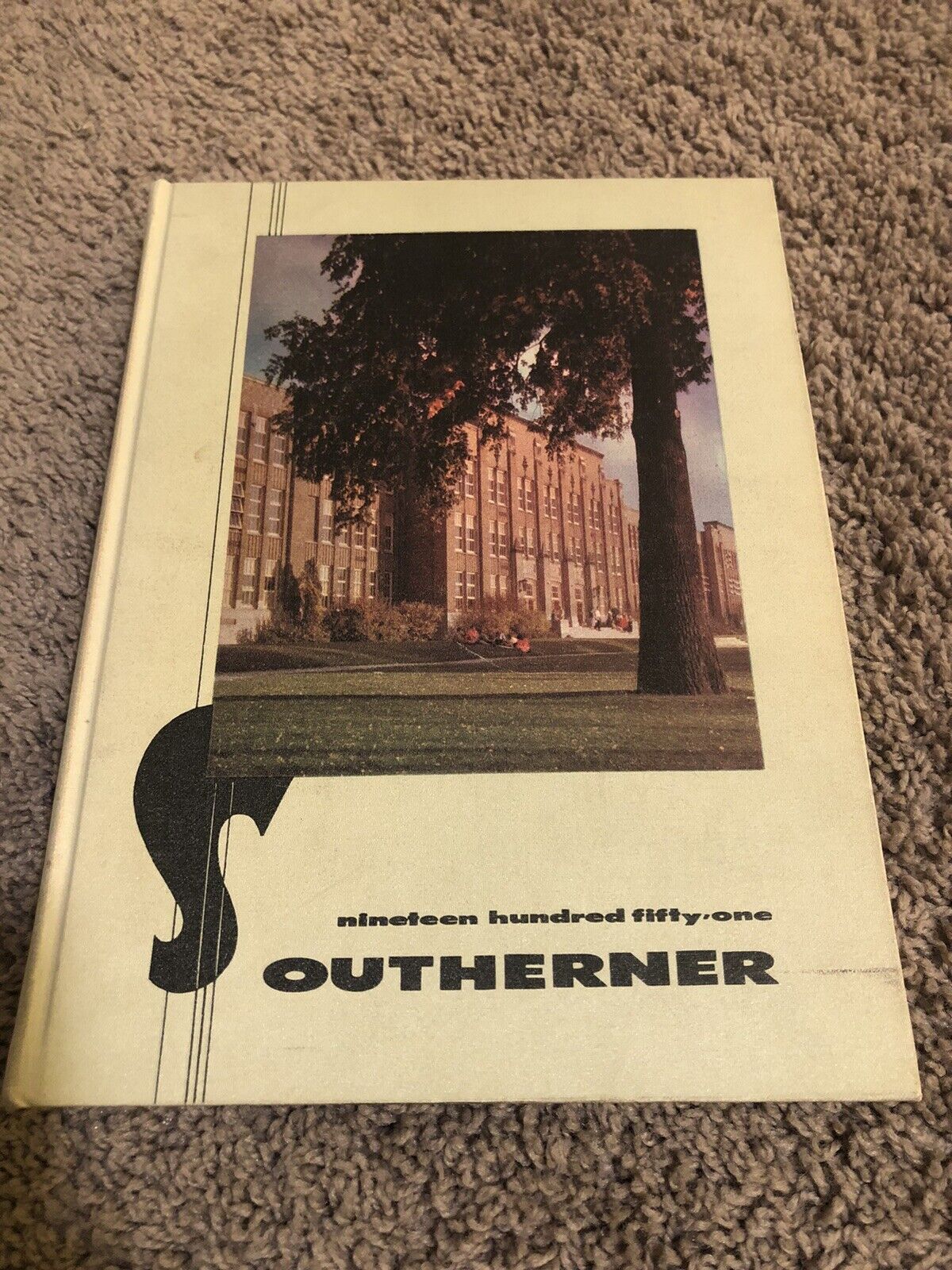1951 South High Southerner Yearbook Salt Lake City Utah Hard Cover