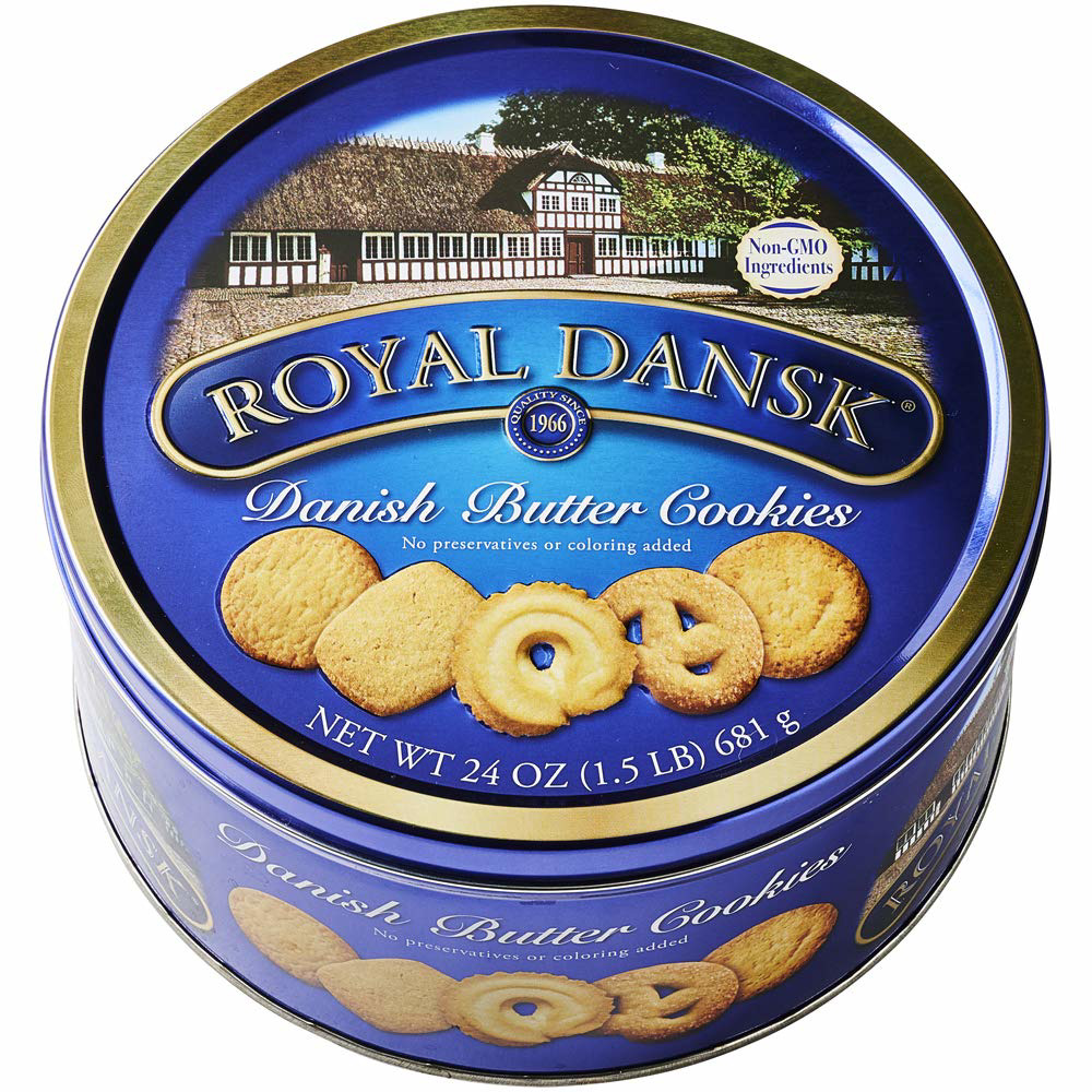 Royal Dansk Danish Butter Cookies, 24 Oz. Pack of 1
