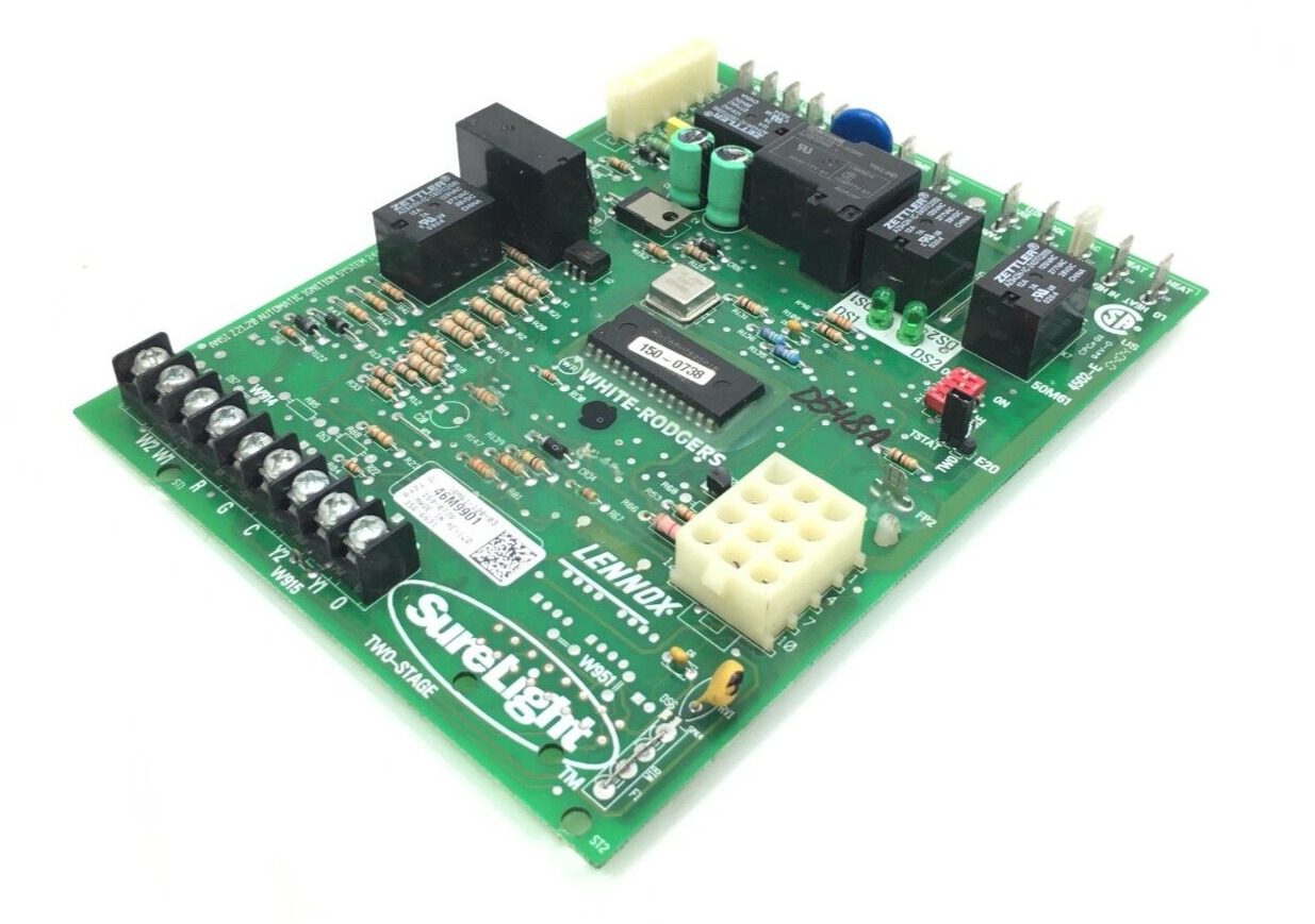 LENNOX 46M9901 Furnace Control Circuit Board 50M61-120-03 150-0738 used #D548A