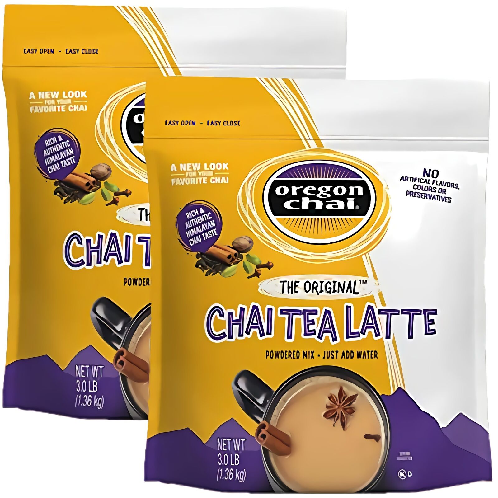 Tribeca Curations | Bulk Chai Tea Latte Powdered Mix Value Pack Bundle | 3 Lb