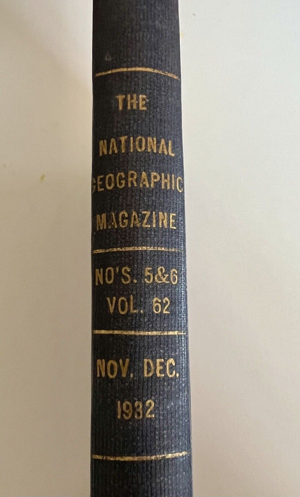 Vintage 1932 National Geographic Vol 62 #5&6 Nov-Dec ‘32 HC Illustrated Color