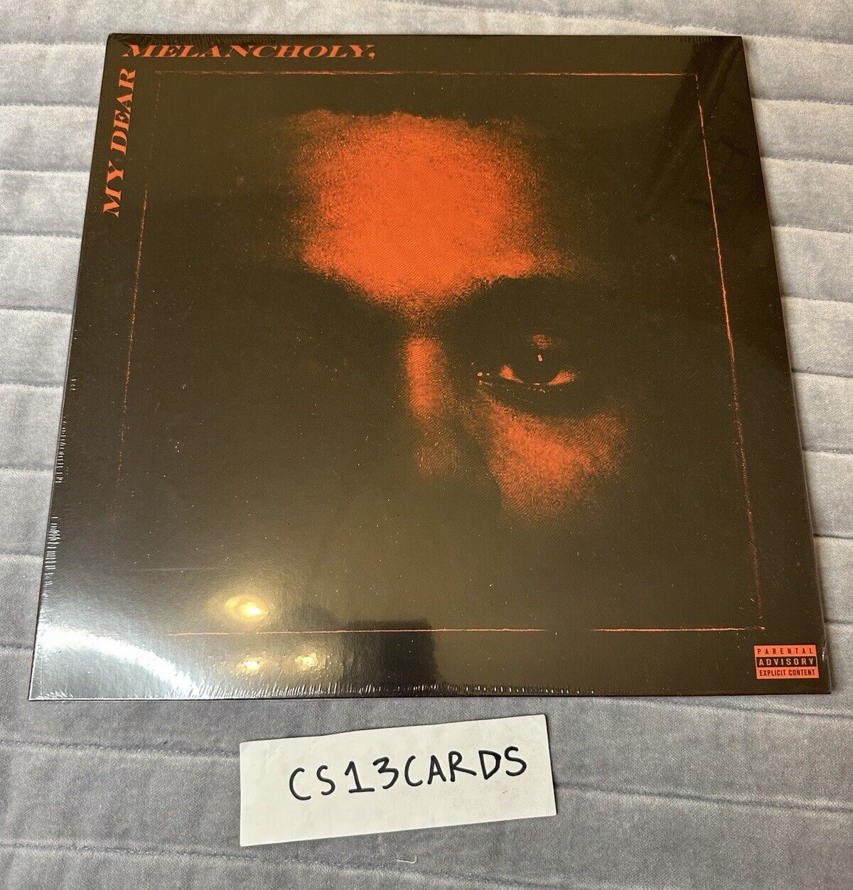 THE WEEKND My Dear Melancholy Official Vinyl Record LP Etched In Hand Ships Now