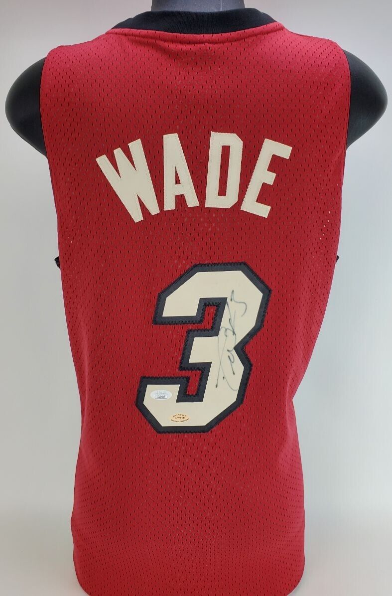 Dwayne Wade Signed Miami Heat Reebok AUTHENTIC Basketball Jersey w/ COA