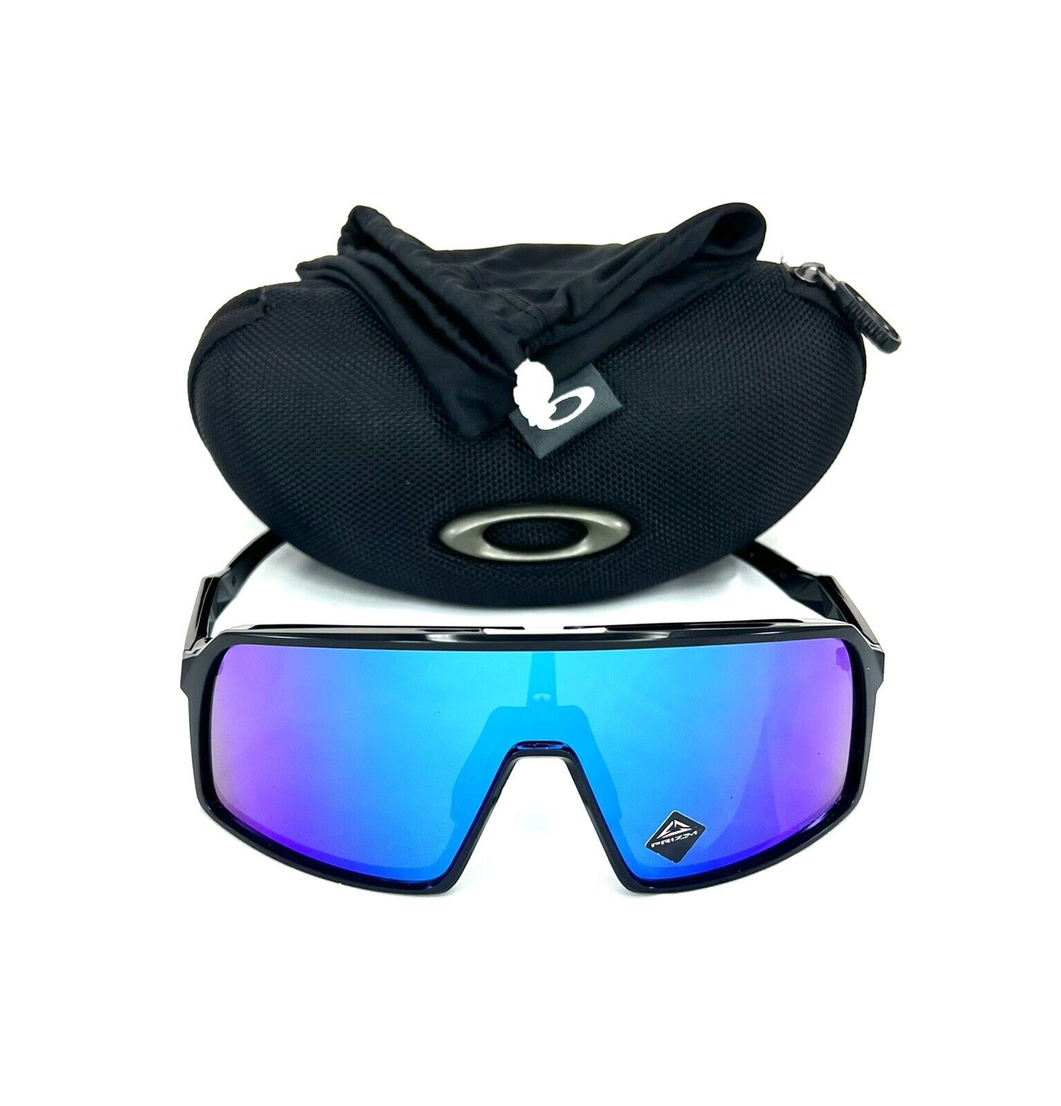 Oakley Sutro 9406-9037 Sunglasses Polished Black - Prizm Sapphire