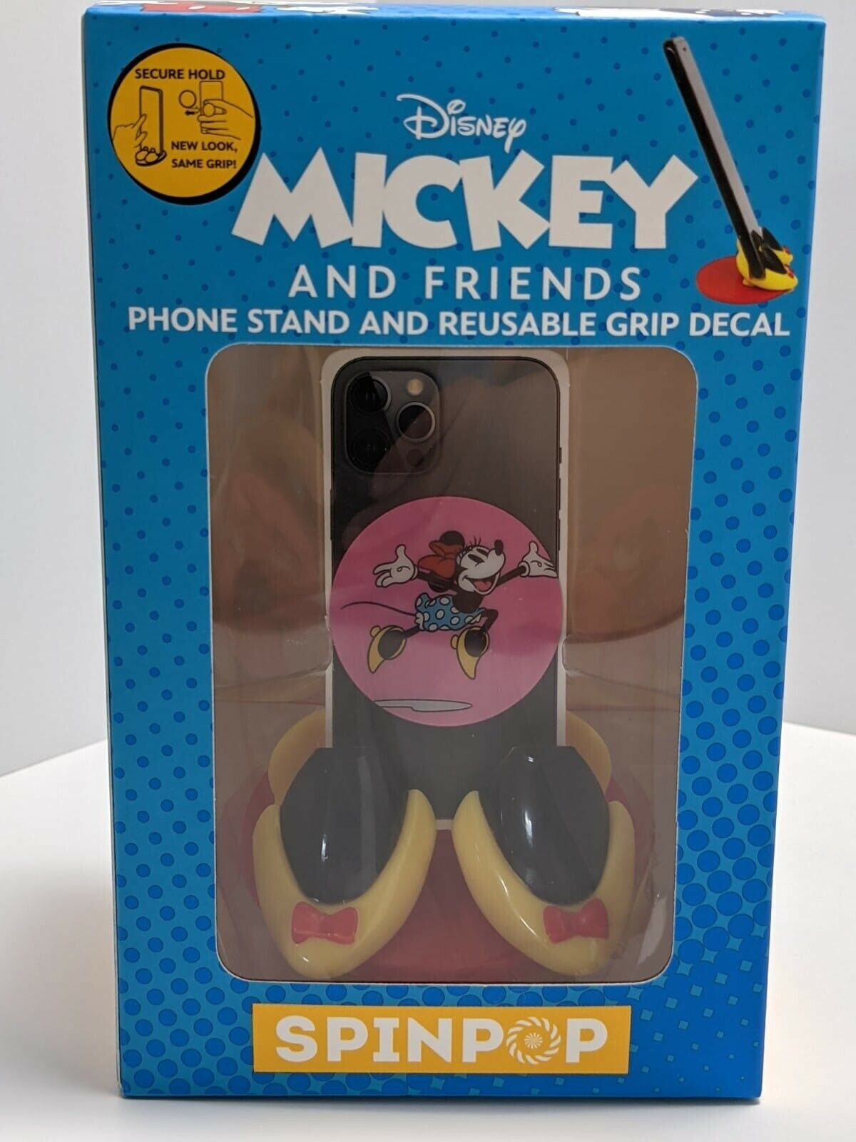 SpinPop Disney Mickey Mouse y sus amigos Soporte para teléfono y calcomanía 