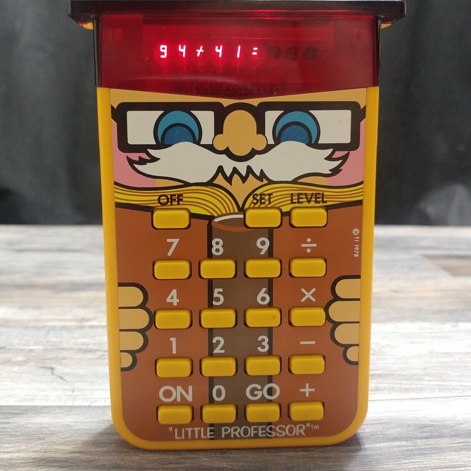 VTG 1976 Little Professor Texas Instruments Electronic Calculator TESTED