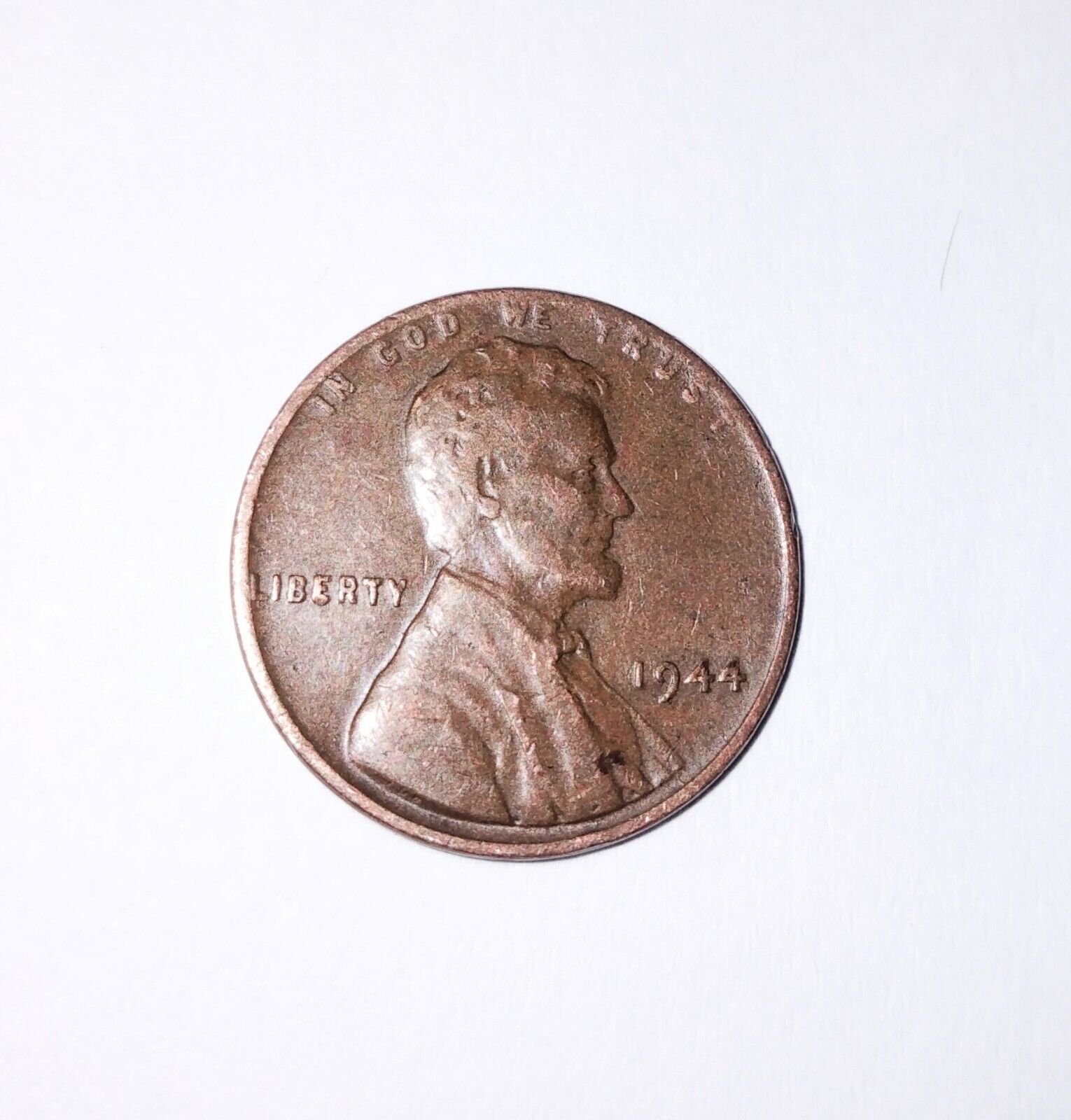 RARE 1944 Wheat Penny with NO Mint Mark and  “L\