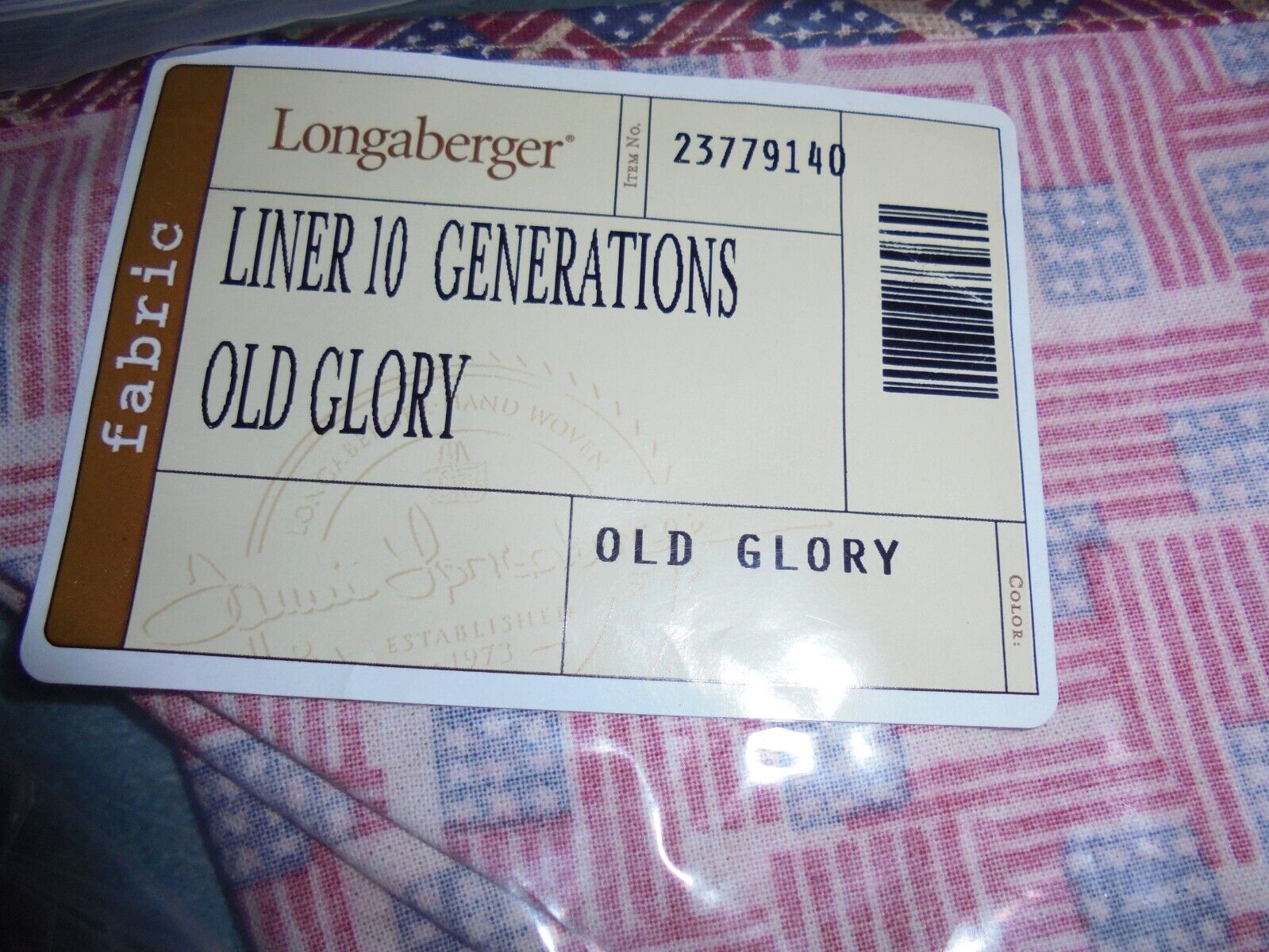 Longaberger Old Glory 10
