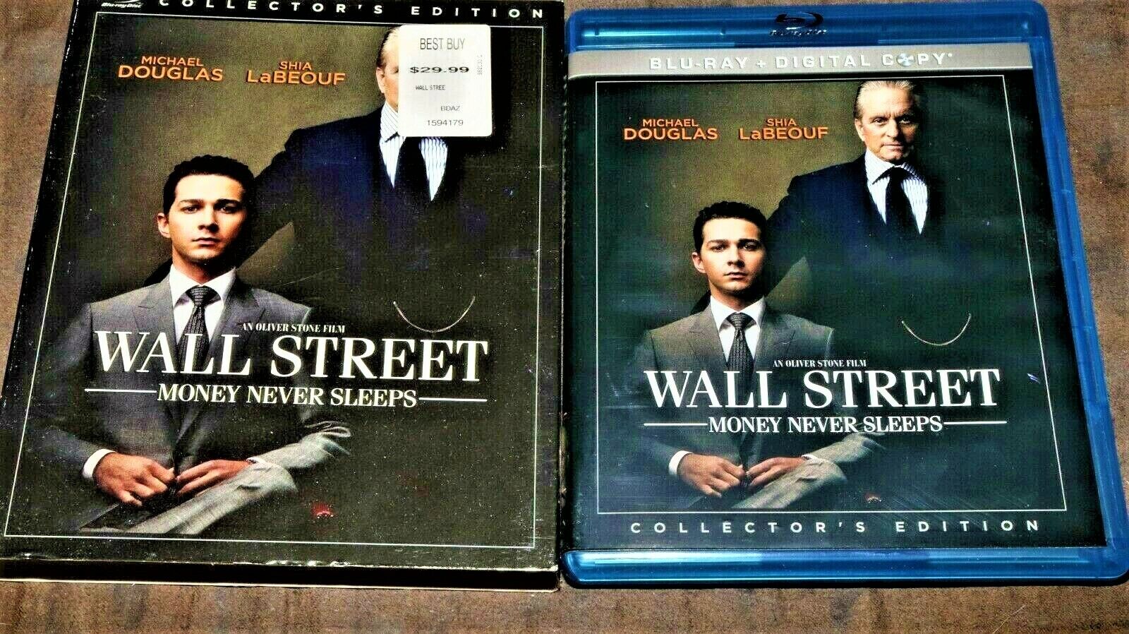 Wall Street: Money never sleeps Blu-Ray/Digital Copy  W/Slipcover LIKE NEW