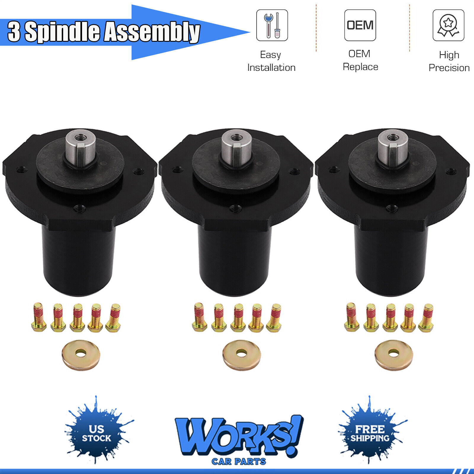 3PK Spindle Assembly for Gravely 44\