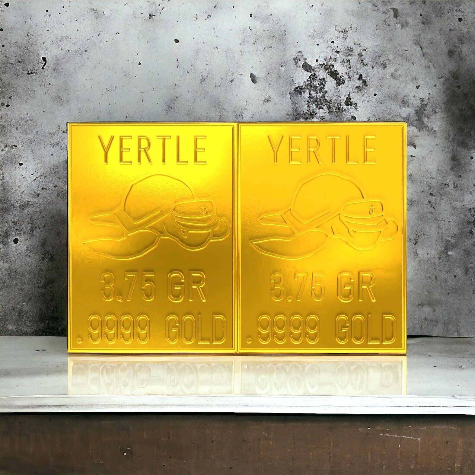 Yertle the Turtle Bullion Beauty: 0.5g Split Gold Bar - Invest in Gold T