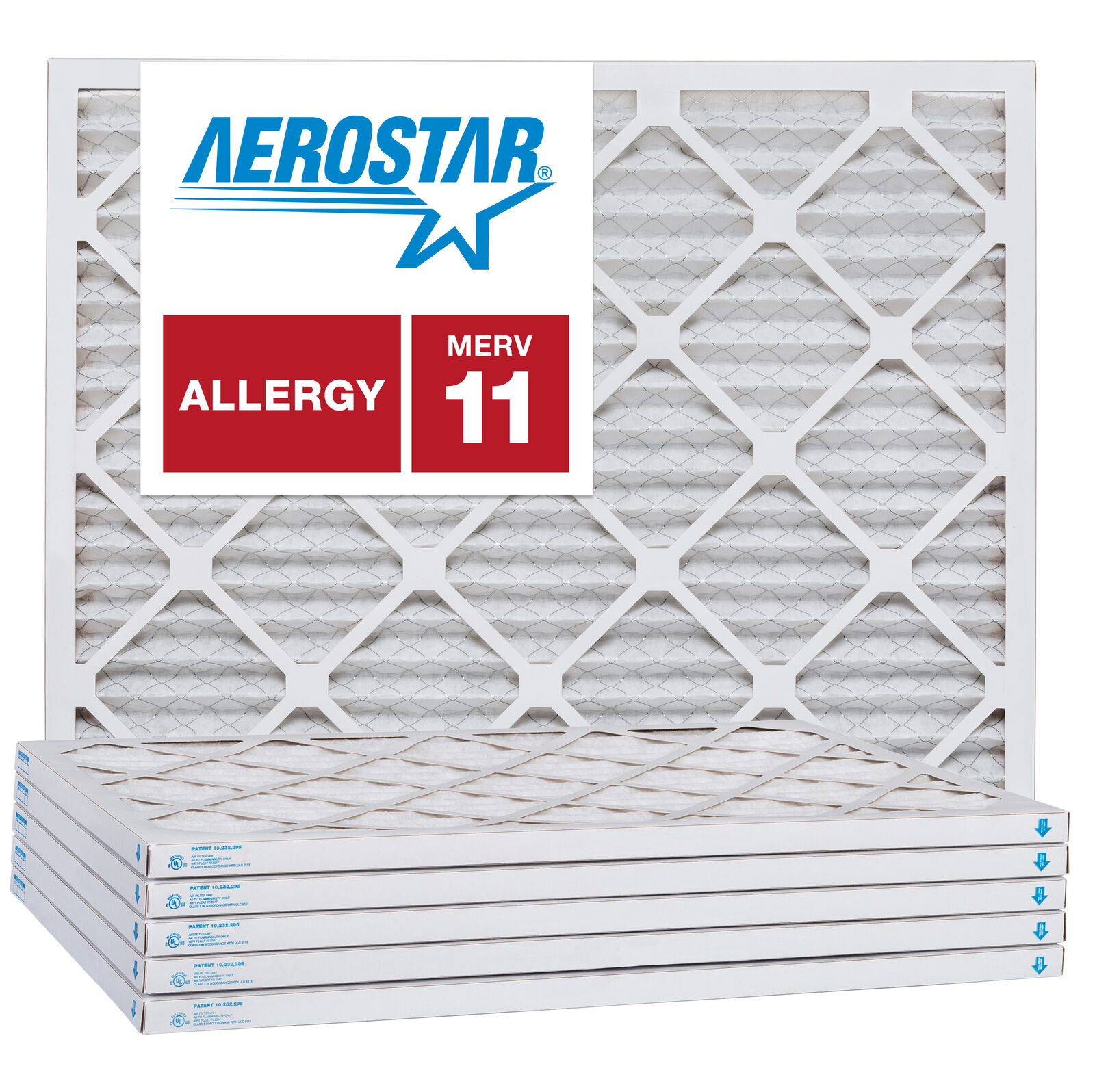 Aerostar Air Filters 6x30x1 MERV 11, 6\
