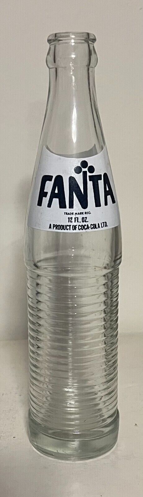 Fanta - 10oz Ribbed Soda Pop Bottle - Canada
