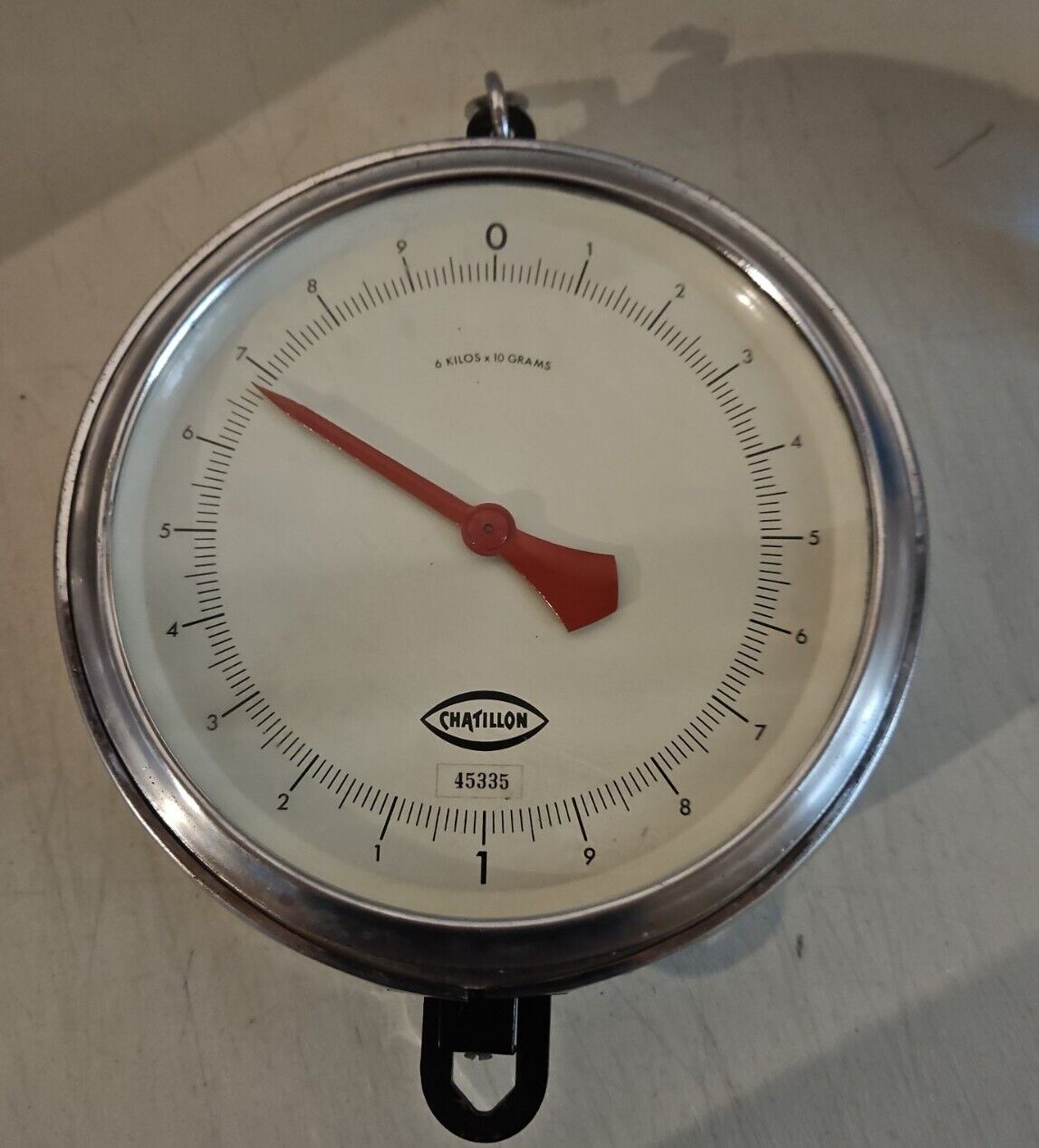 Vintage Chatillon Scale 6 Kilos X 10 Grams 45335
