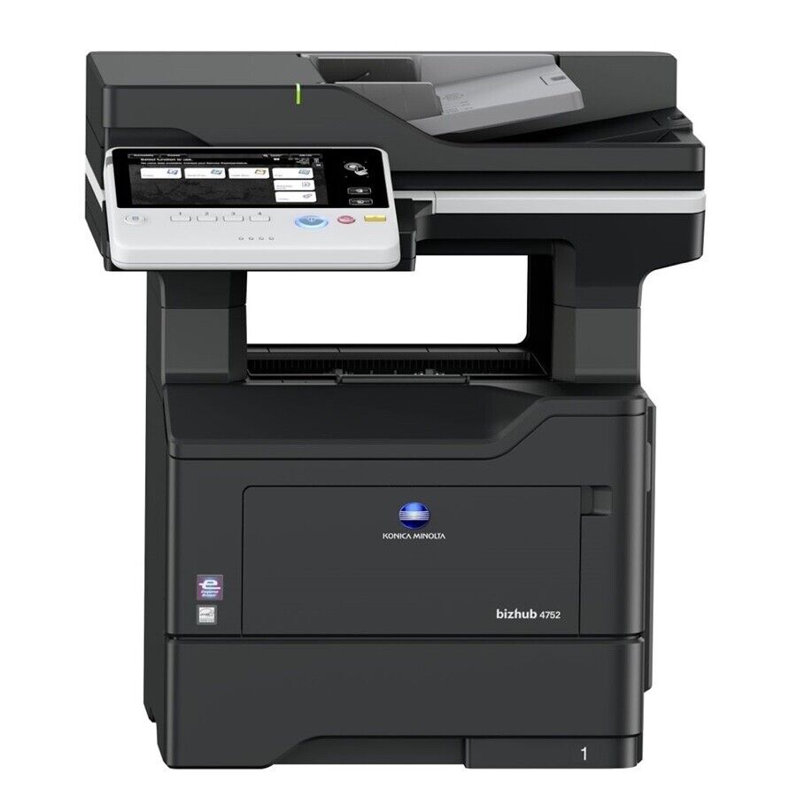 Konica Minolta Bizhub 4752 MFP Laser Printer 52PPM w/Toner copy Fax Scan email