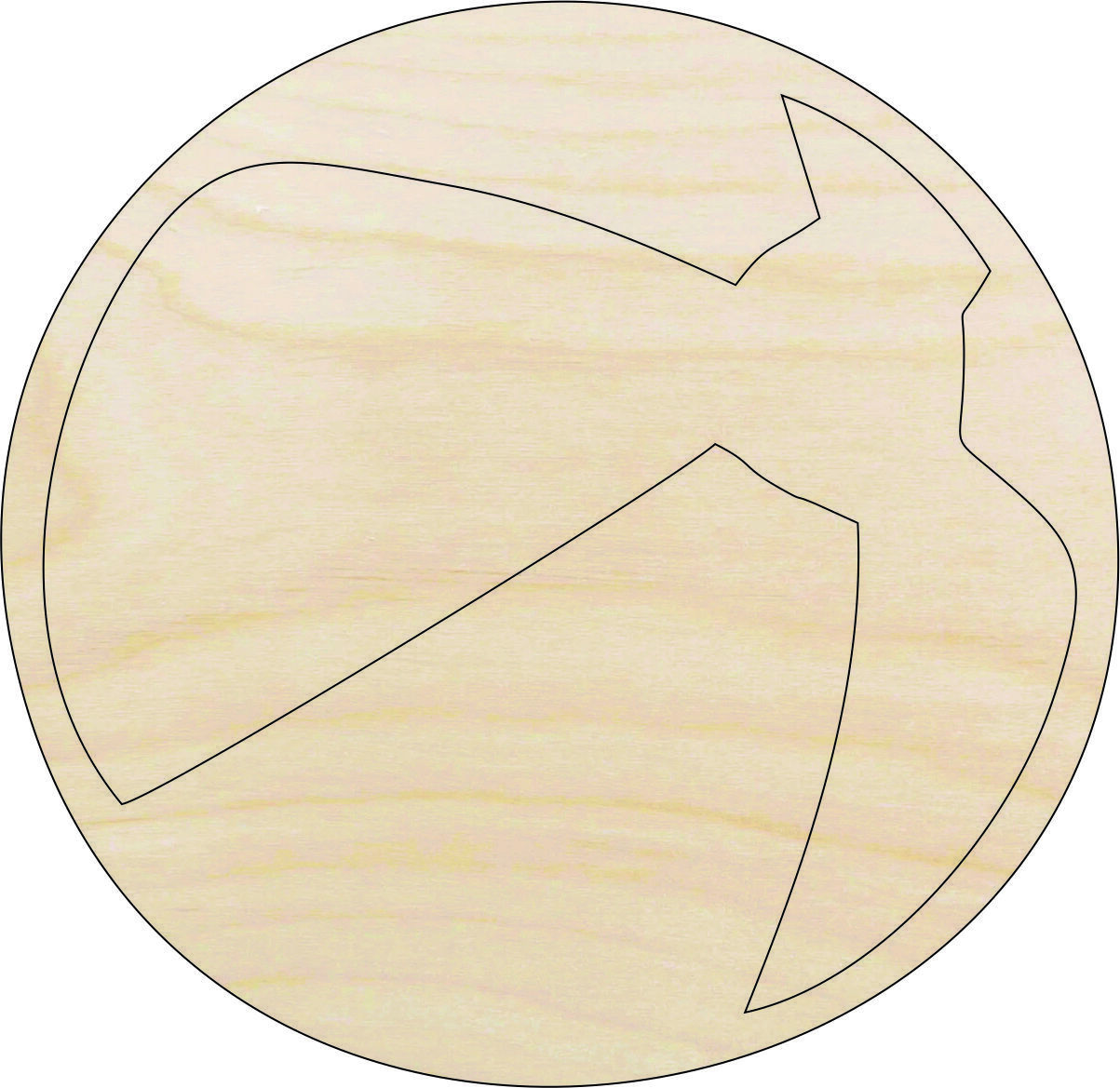Beach Ball - Laser Cut Wood Shape BCH23