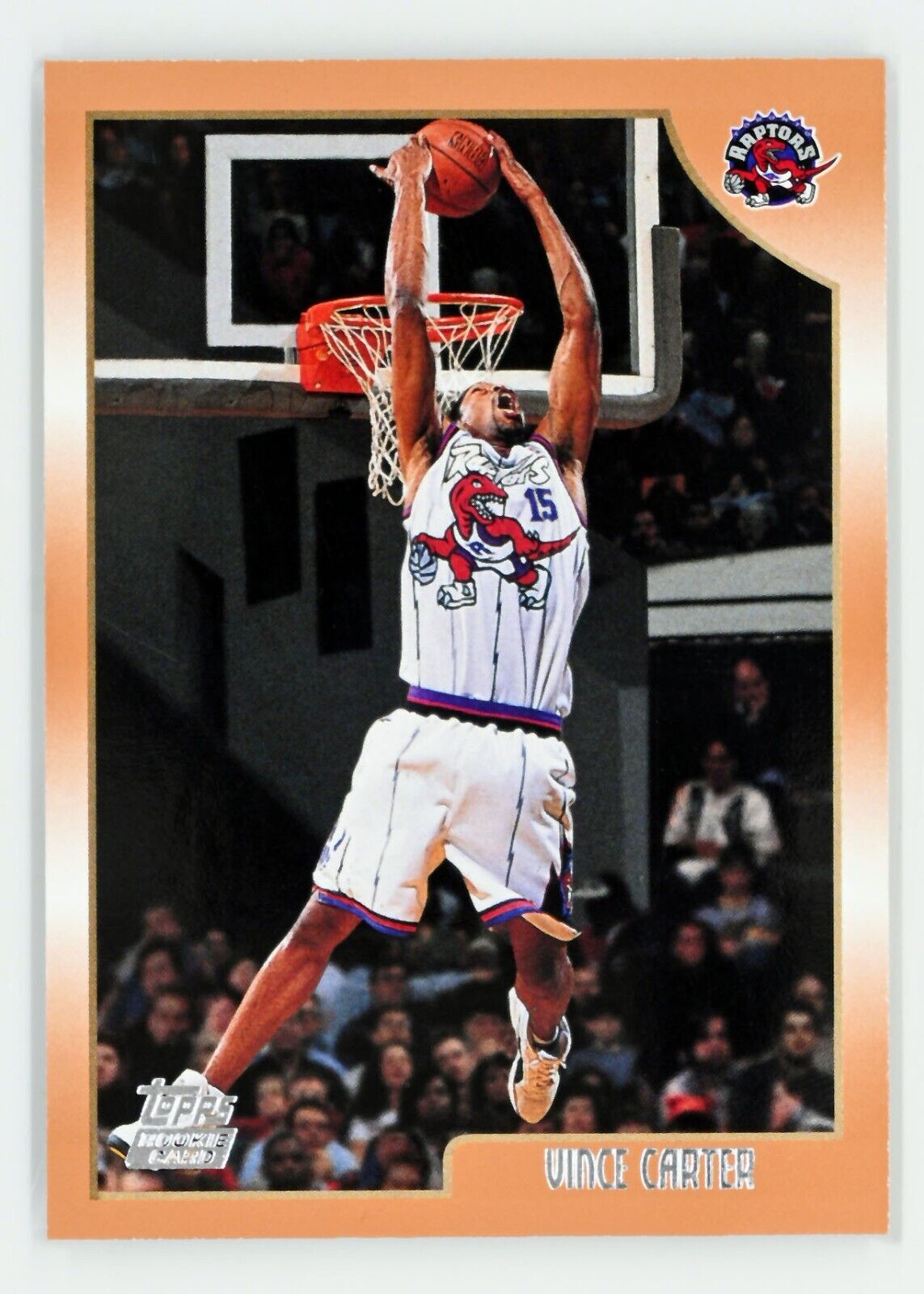 1998-99 Topps #199 Vince Carter Rookie Toronto Raptors