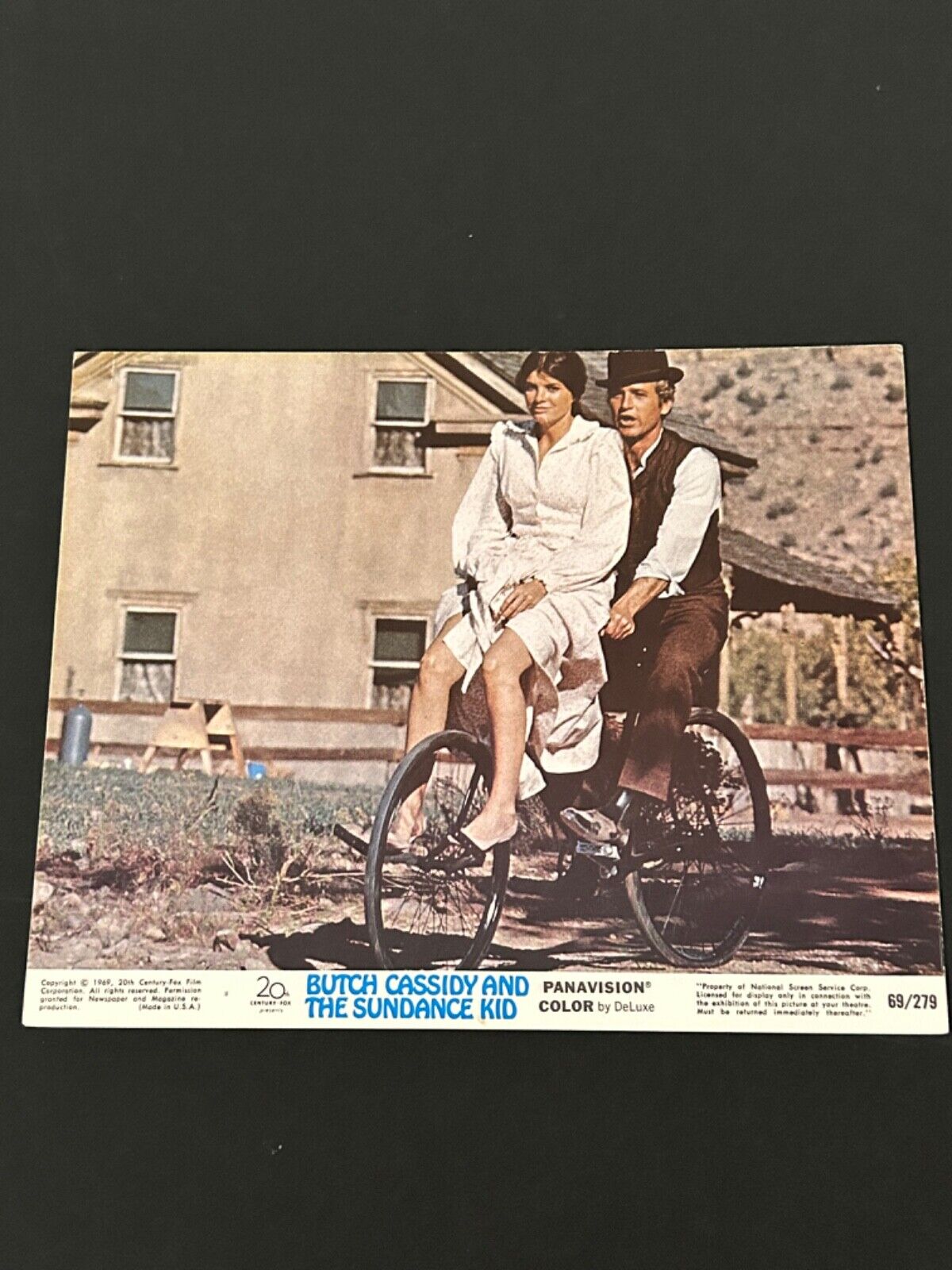 1969 Butch Cassidy & The Sundance Kid  Promo Placard Limited #69/279