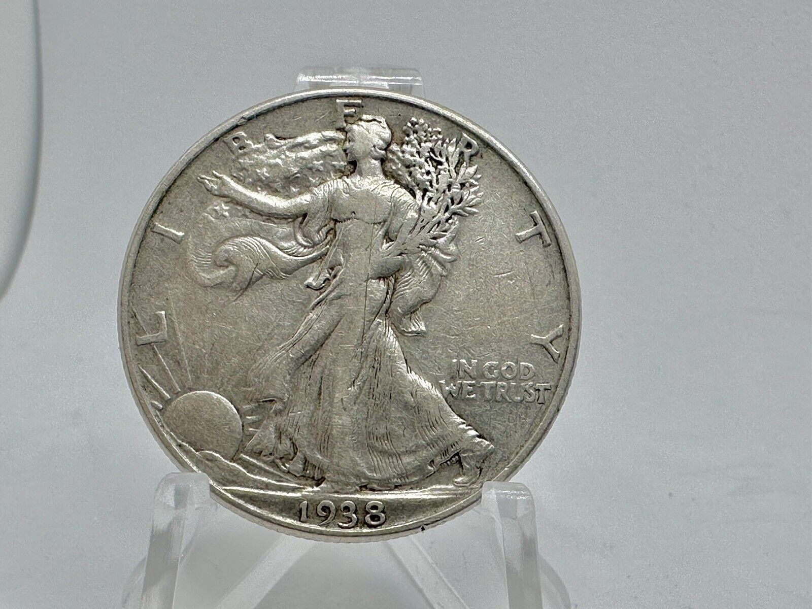 1938-D Walking Liberty Half Dollar in GREAT Condition - RARE Semi-Key Date