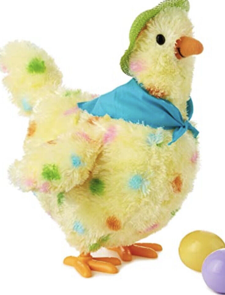 New Hallmark  Easter Squawkin\' Egg Droppin\'  Mama Hen Lays Eggs  With Tags