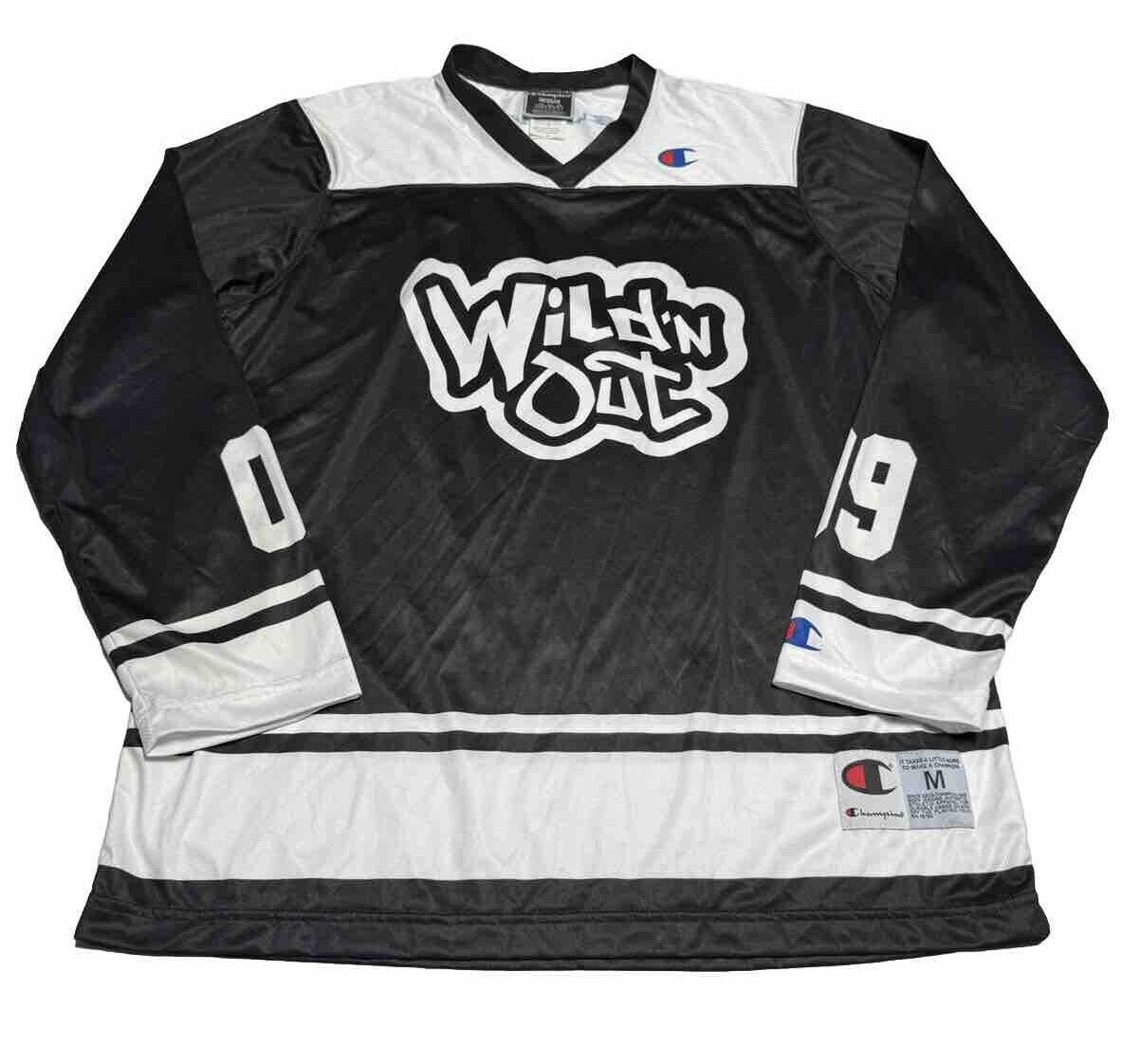 Vintage Champion Wild ’n Out Hockey Jersey 09 Medium Nick Cannon Vh1