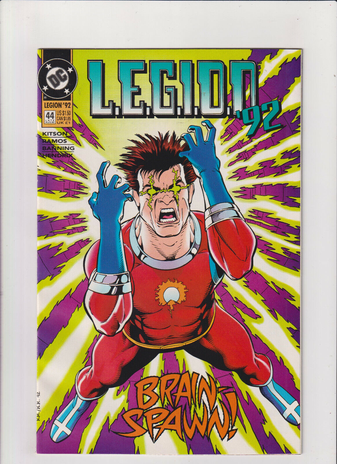 L.E.G.I.O.N. '92 #44 VF 8.0 DC Comics Legion of Super-Heroes Lobo