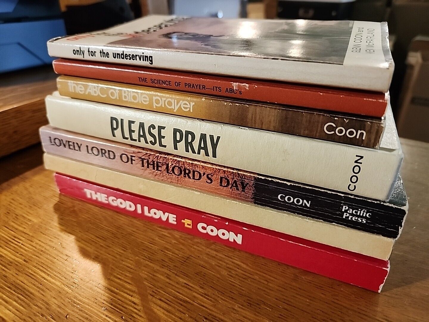 Glenn Coon Lot Of 8: The ABC Of Bible Prayer, Please Pray +More, Vintage SDA