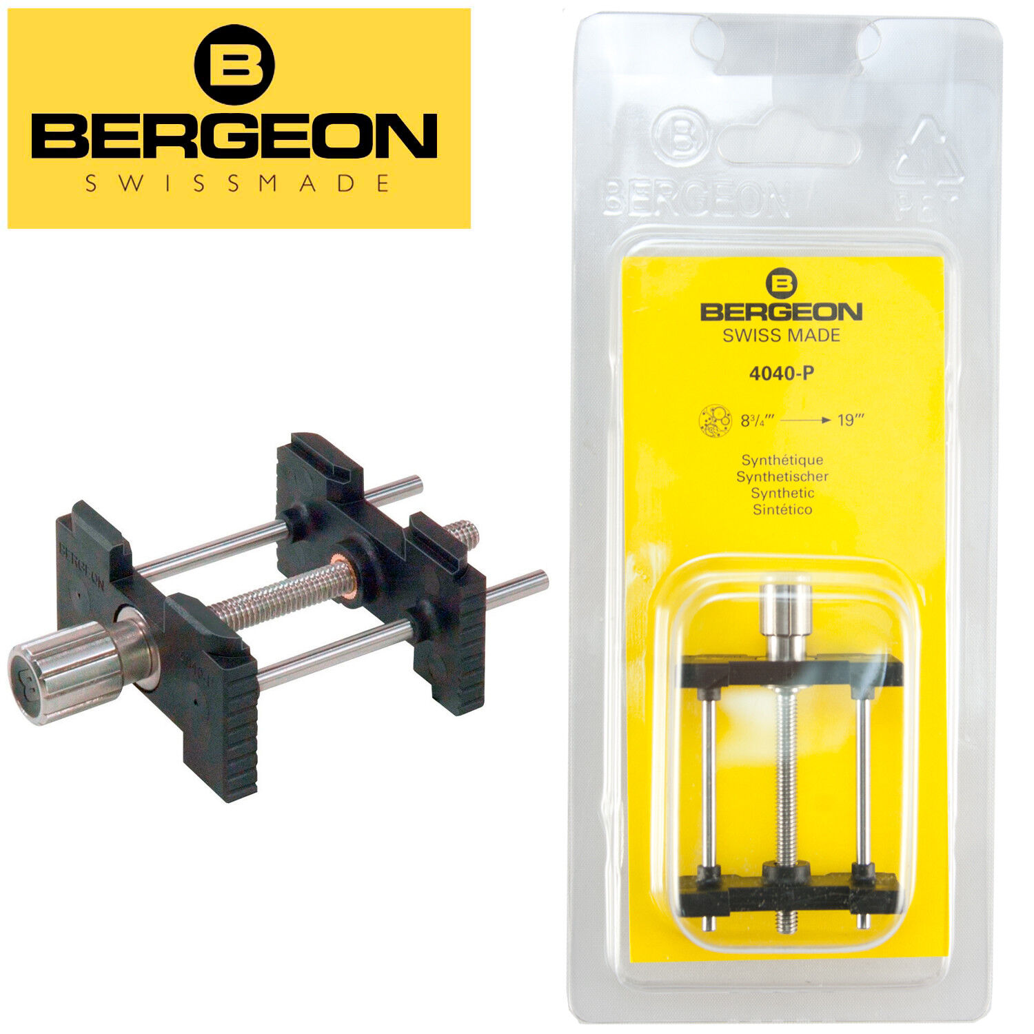 Bergeon 4040-P Extensible & Reversible Synthetic Movement Holder 8 3/4\'\' - 19\