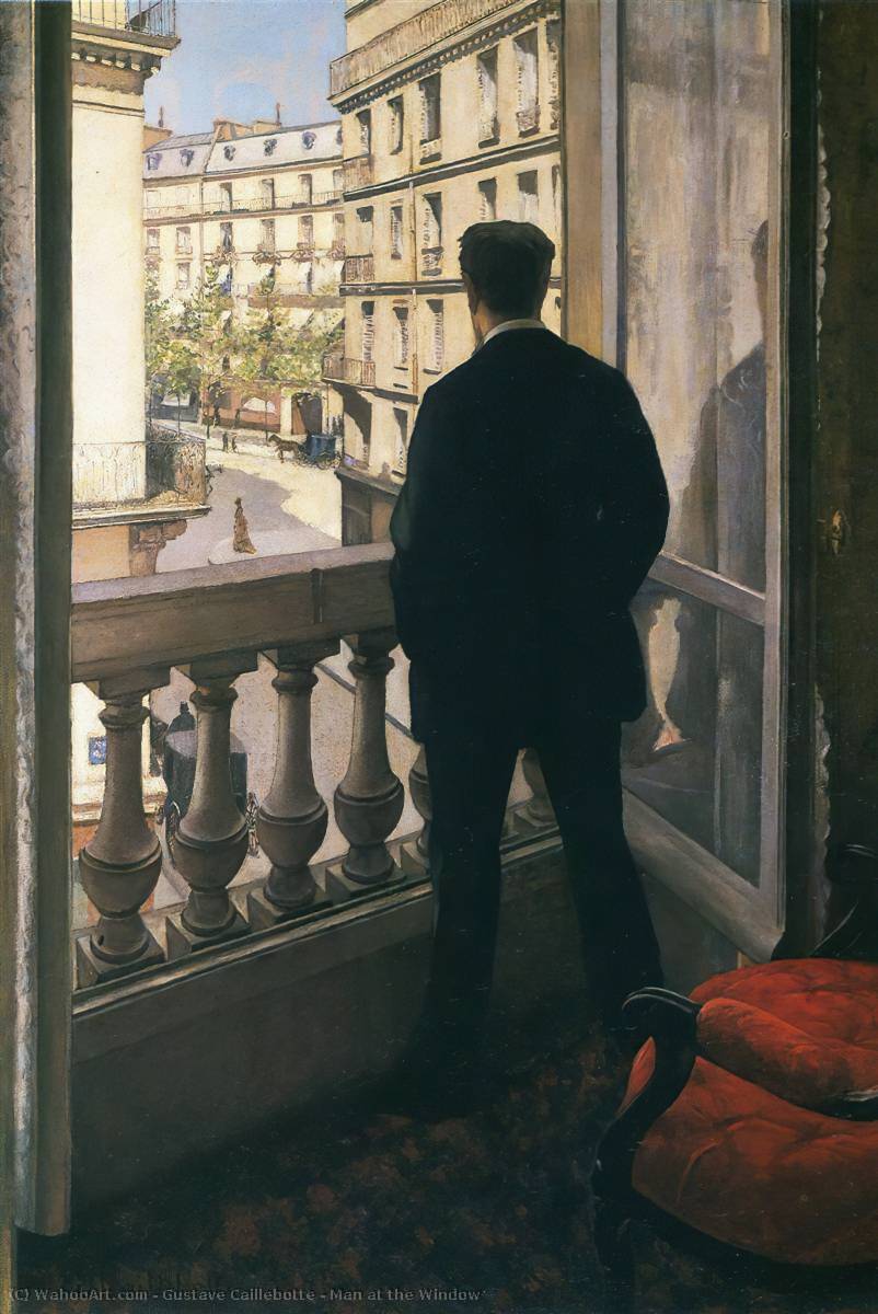 Gustave Caillebotte Man at the Window art painting print