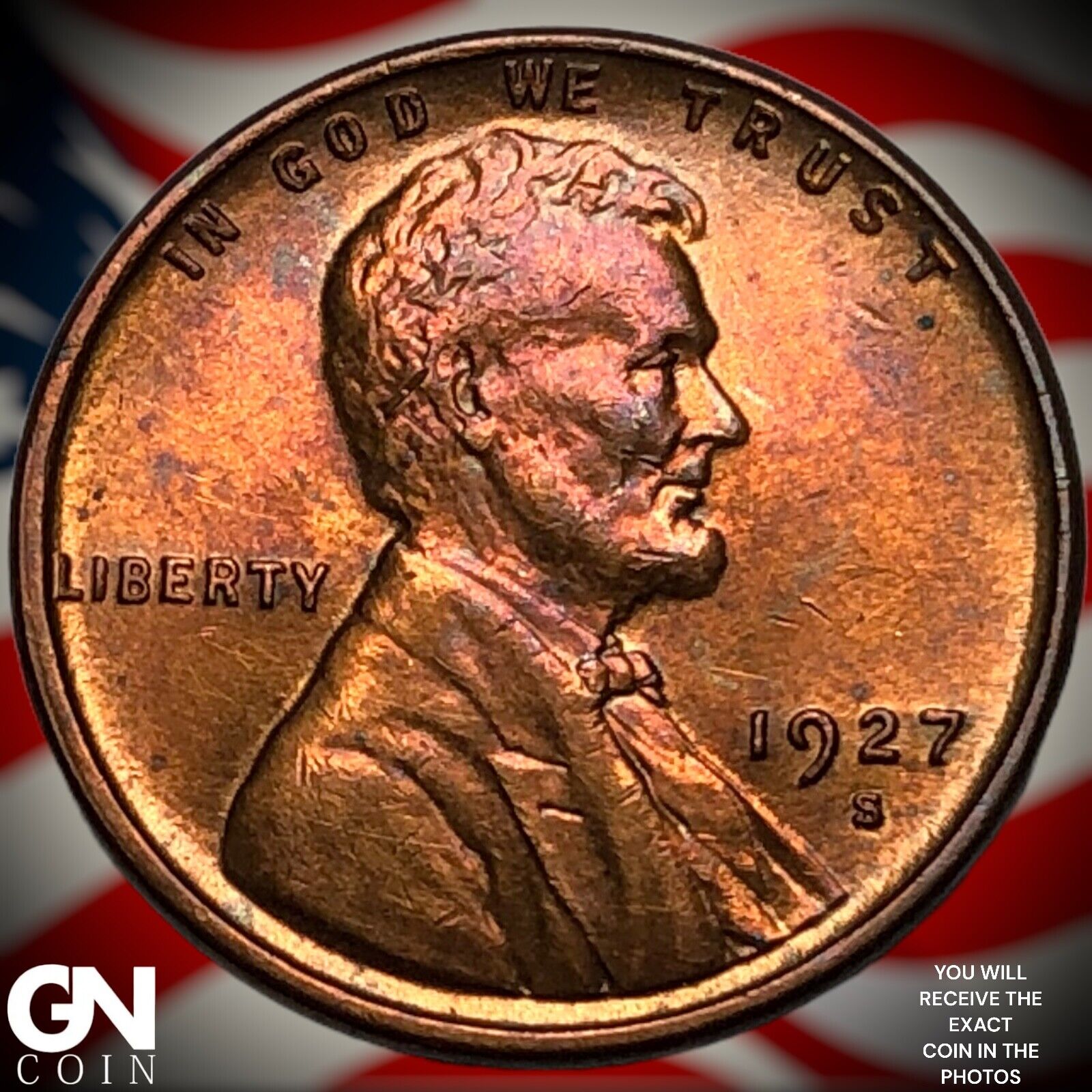 1927 S Lincoln Cent Wheat Penny Y3316