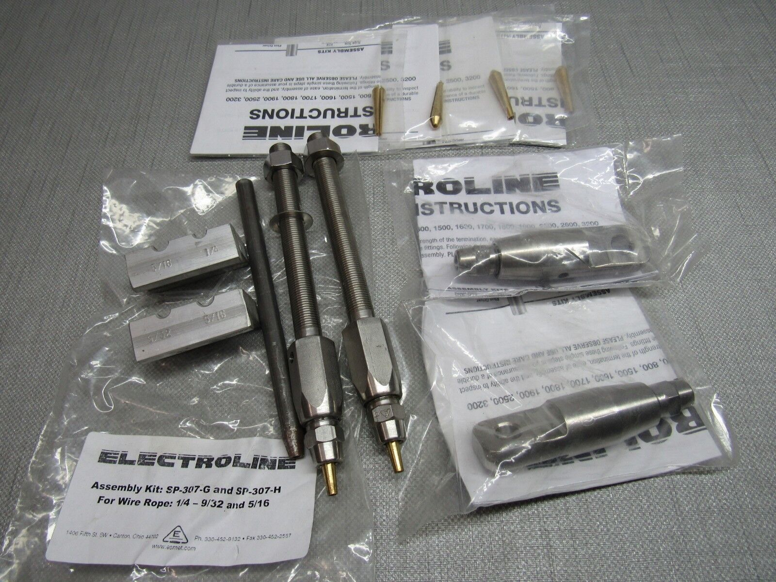Electroline Assembly Kit M Series Mix Lot of 11