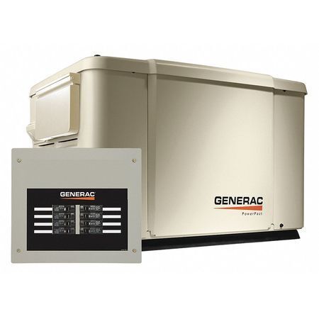 Generac Stdby Gen,1Ã˜NG/LPG,6 kW/25 A,CARB 6998 Generac 6998 696471069983