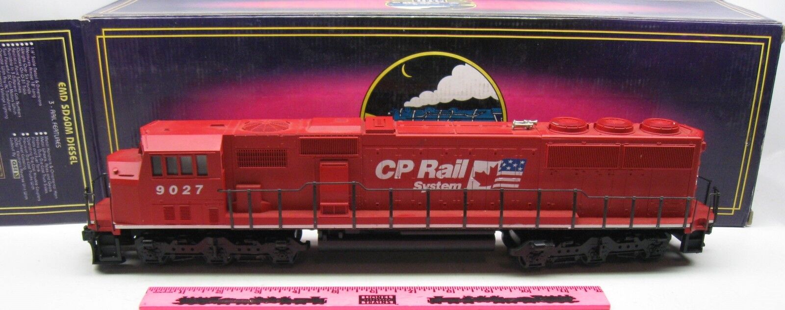 MTH ~ MT-2048LP CP Rail No. 9027 3-rail with protosound