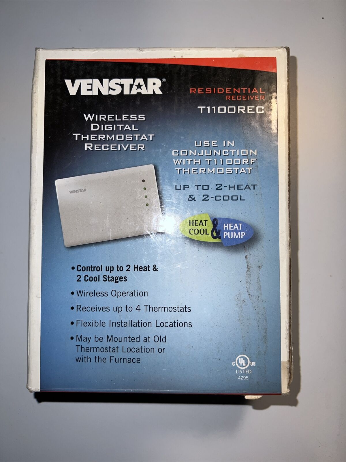Venstar Wireless Digital Thermostat Receiver T1100REC