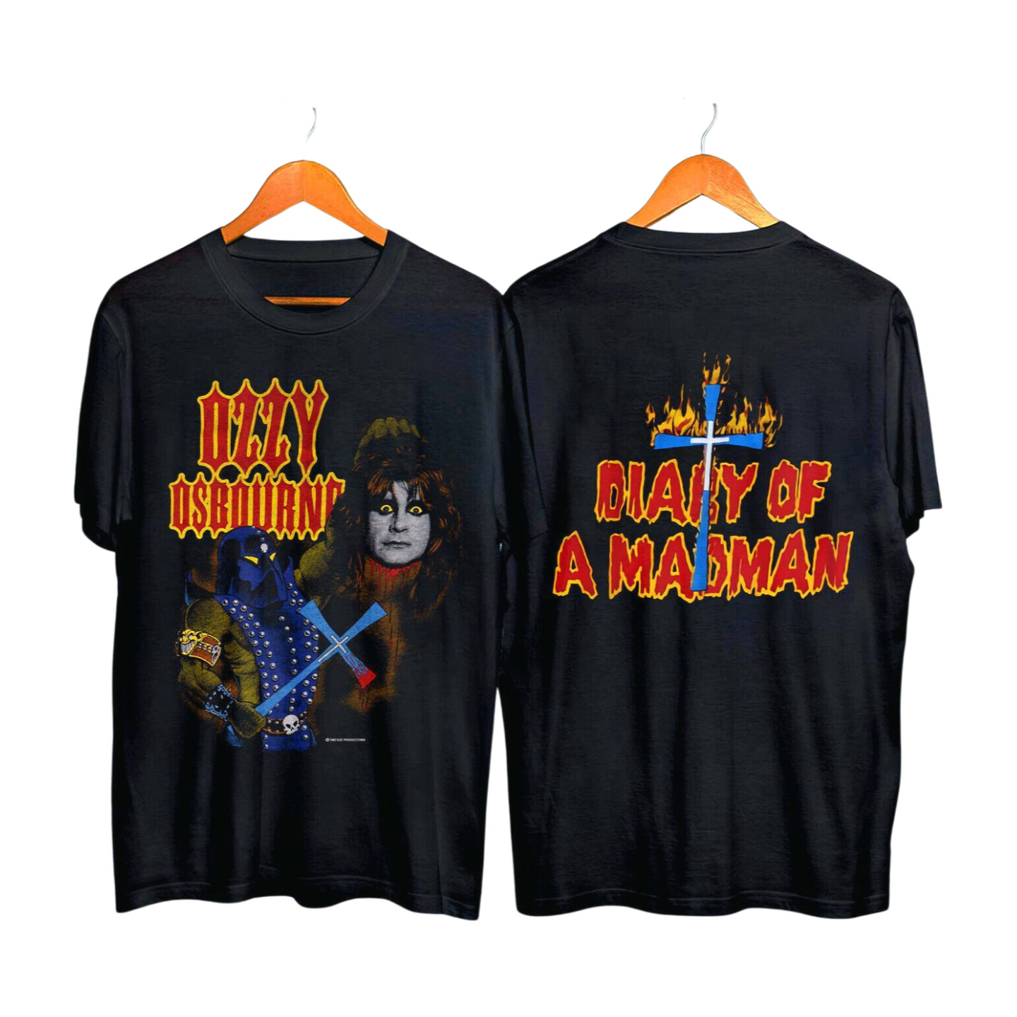 Vintage Style 1982 Ozzy Osbourne Diary Of A Madman T-Shirt