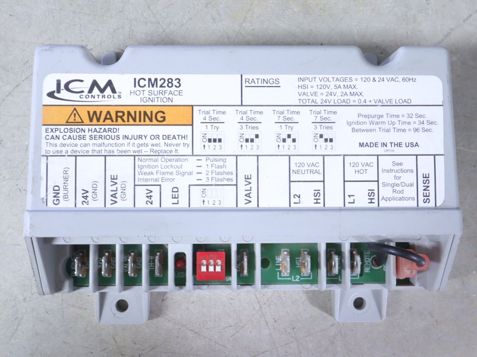 ICM Controls ICM283 Ignition Module Hot Surface Ignition