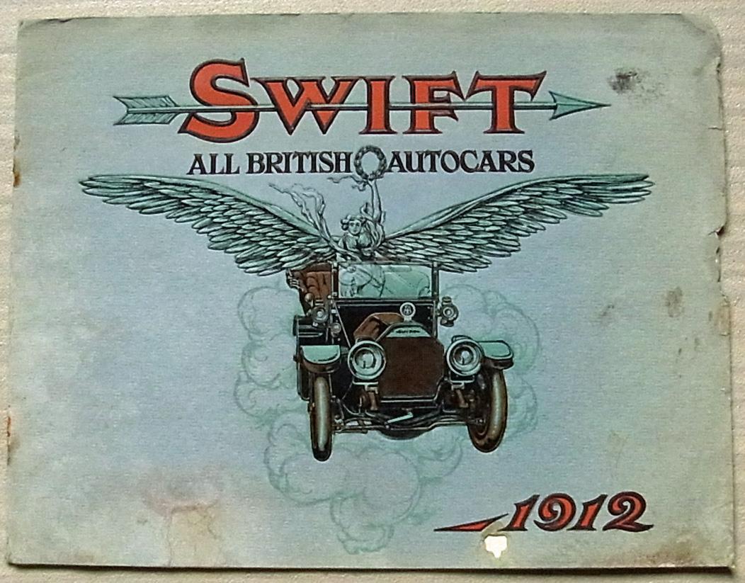SWIFT CARS 7HP & 8HP Car Sales Brochure 1912 DE LUXE & TORPEDO