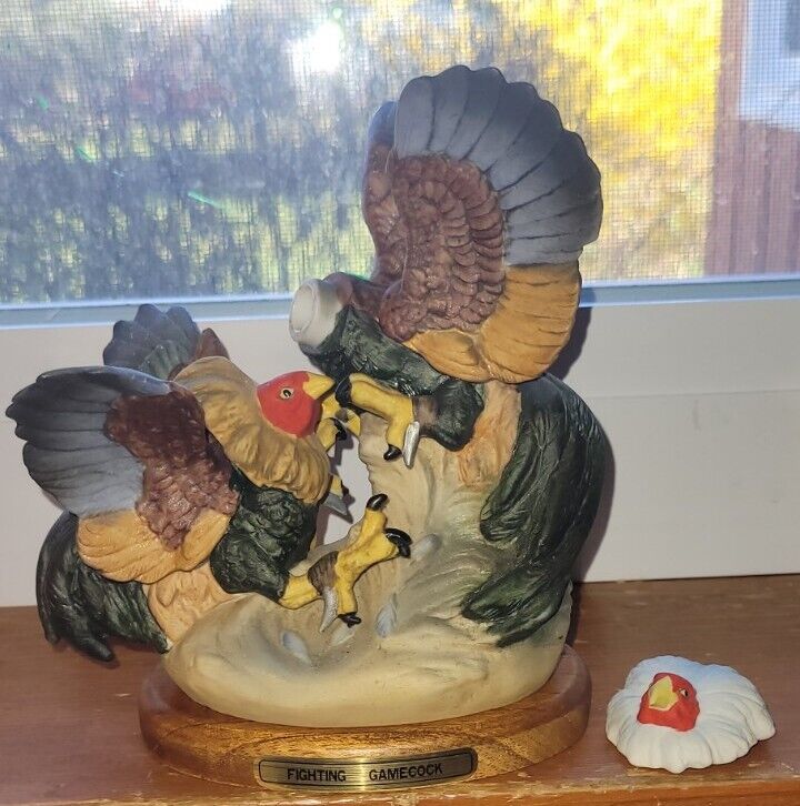 1981 Ski Country Limited Edition Fighting Gamecock Decanter. Mini. EMPTY. 