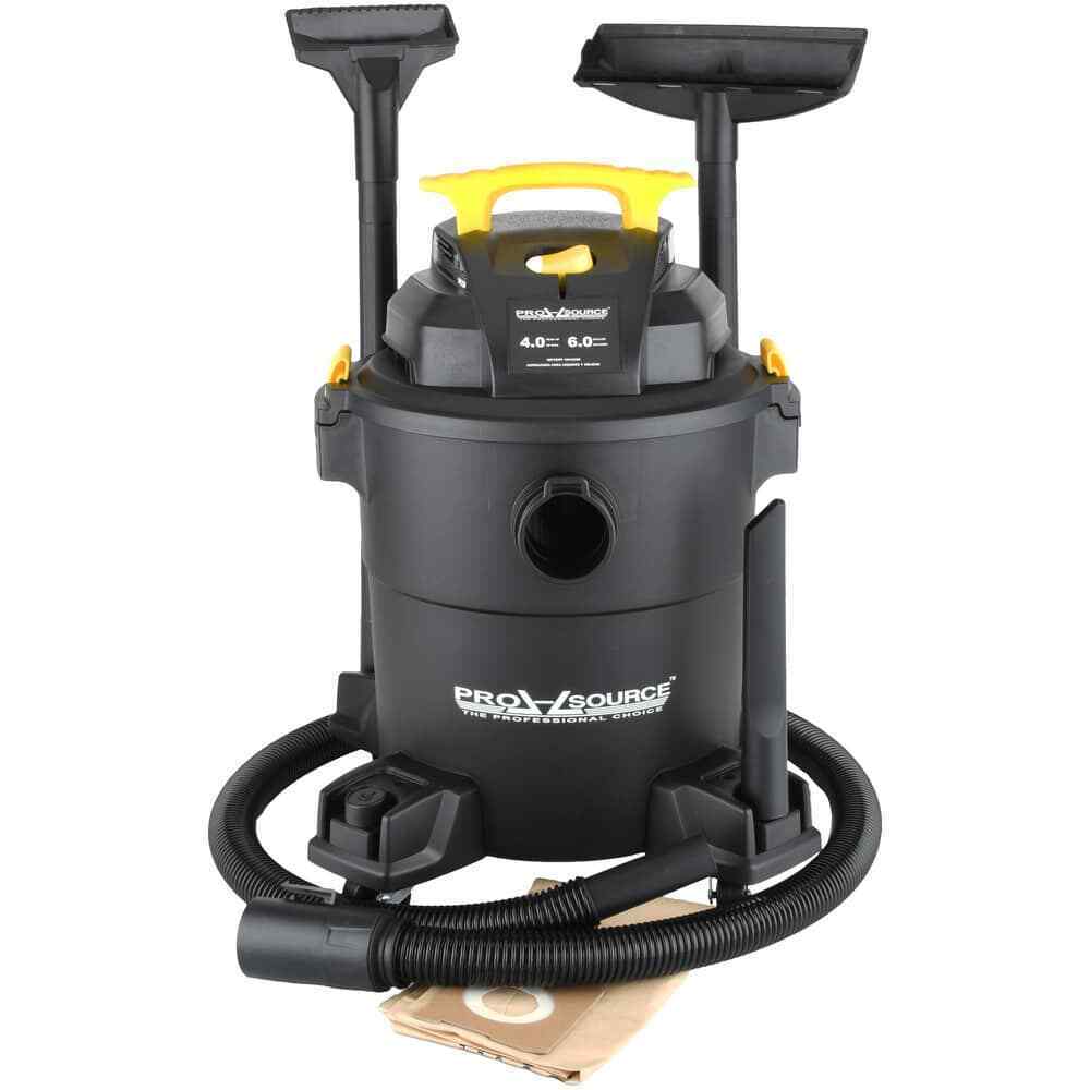 PRO-SOURCE 6 Gallon Wet/Dry Vacuum with Attachments
