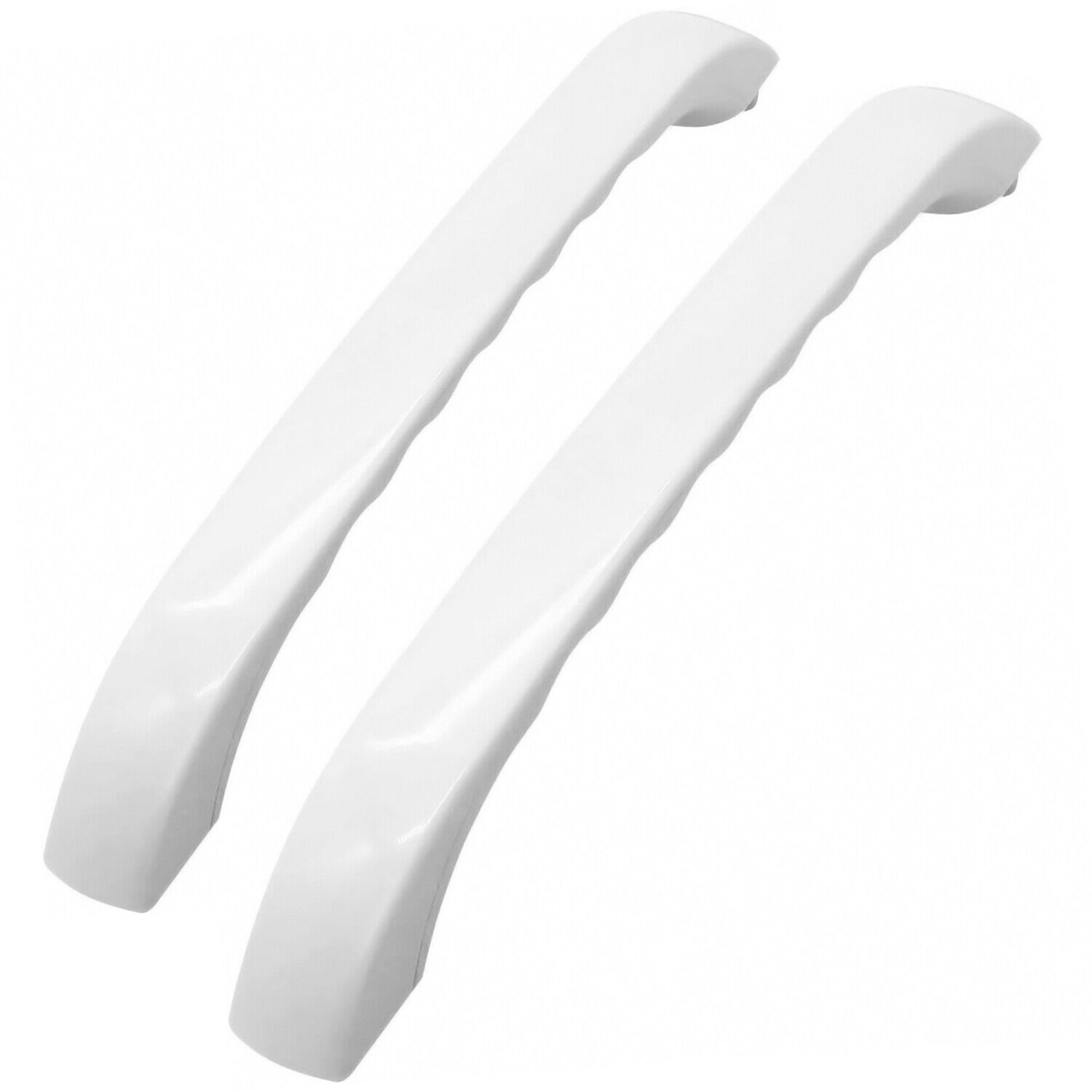 2 Pack WB15X335 NEW White Door Handle Fits GE Microwave PS232260 AP2021148